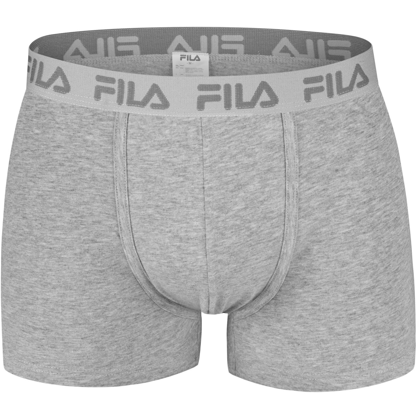 Bokserki mskie Fila BASIC 2-PAC szare FU5004-2-400