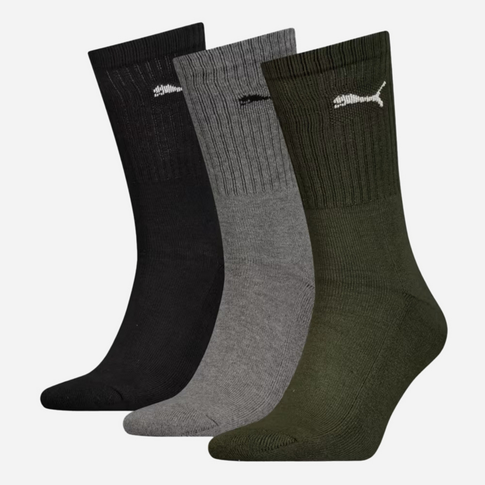 Skarpety unisex Puma SPORT CREW 3-PACK wielokolorowe 88035528