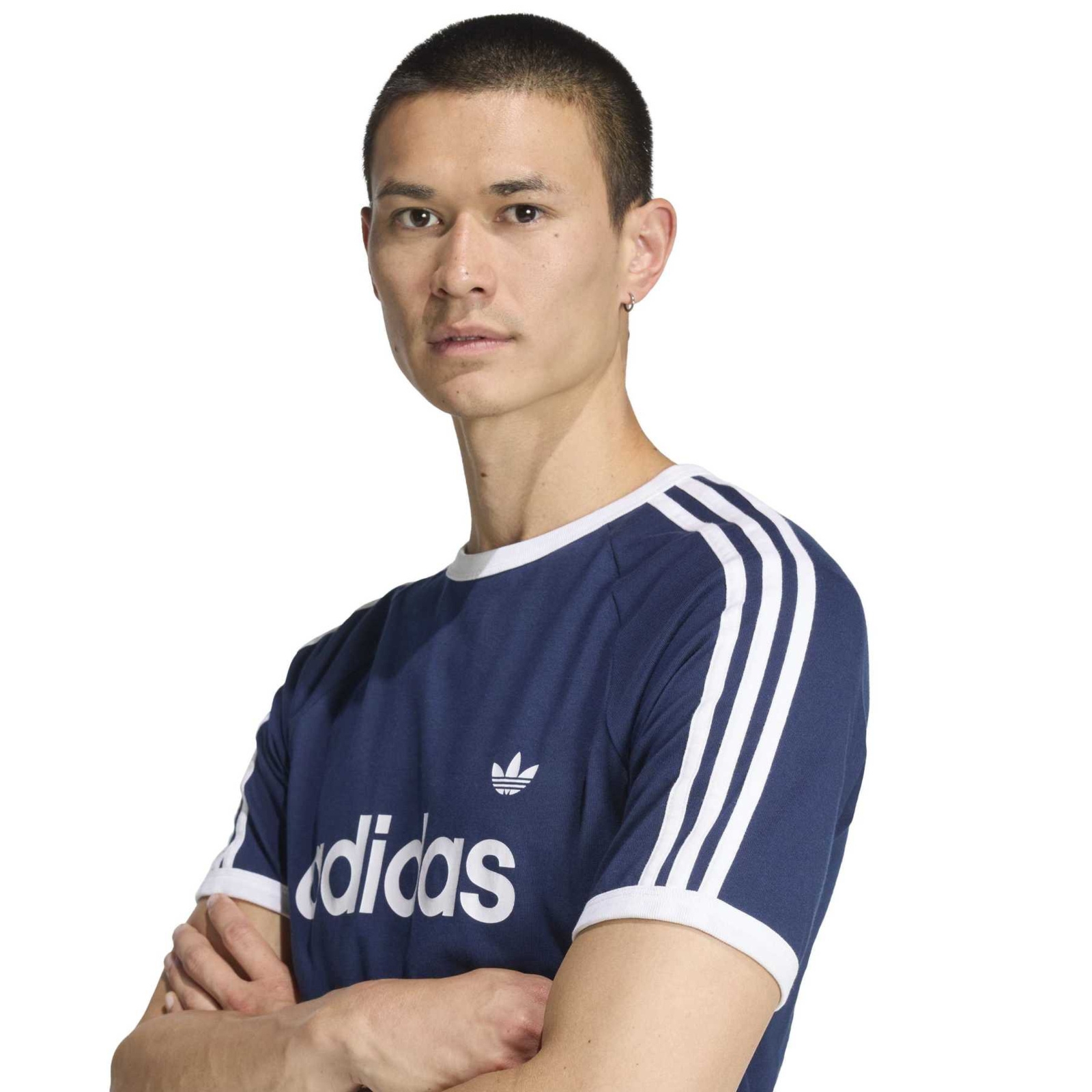 Koszulka m�ska adidas 3S RINGER granatowa KF0419