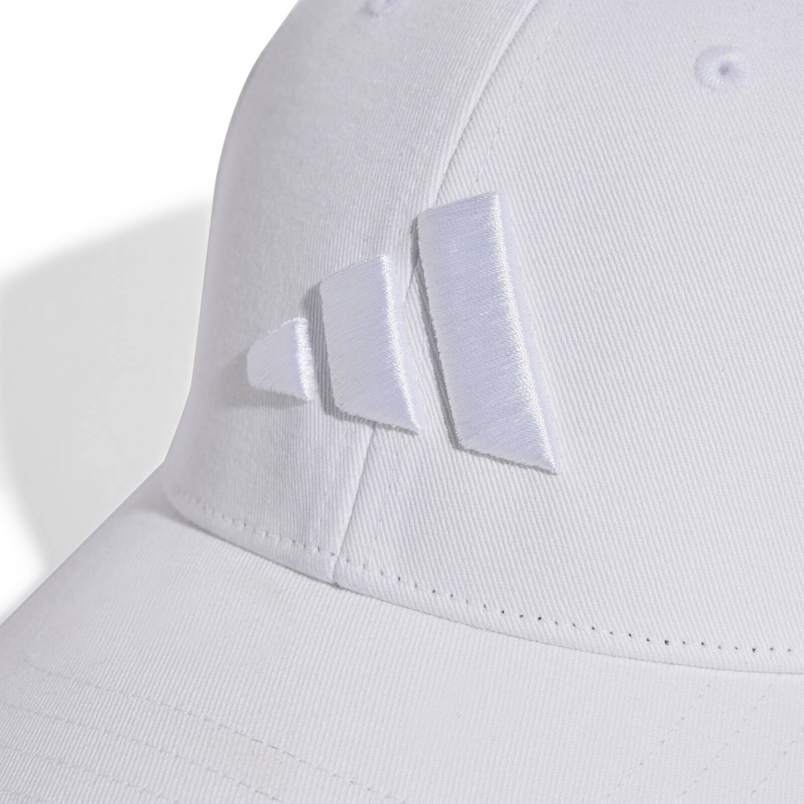 Czapka z daszkiem unisex adidas B-BALL TONAL biaa JC8879