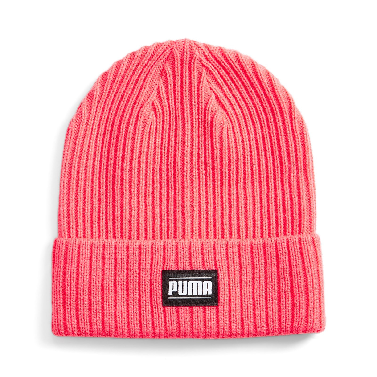 Czapka zimowa unisex Puma RIBBED CLASSIC CUFF rowa 02403808