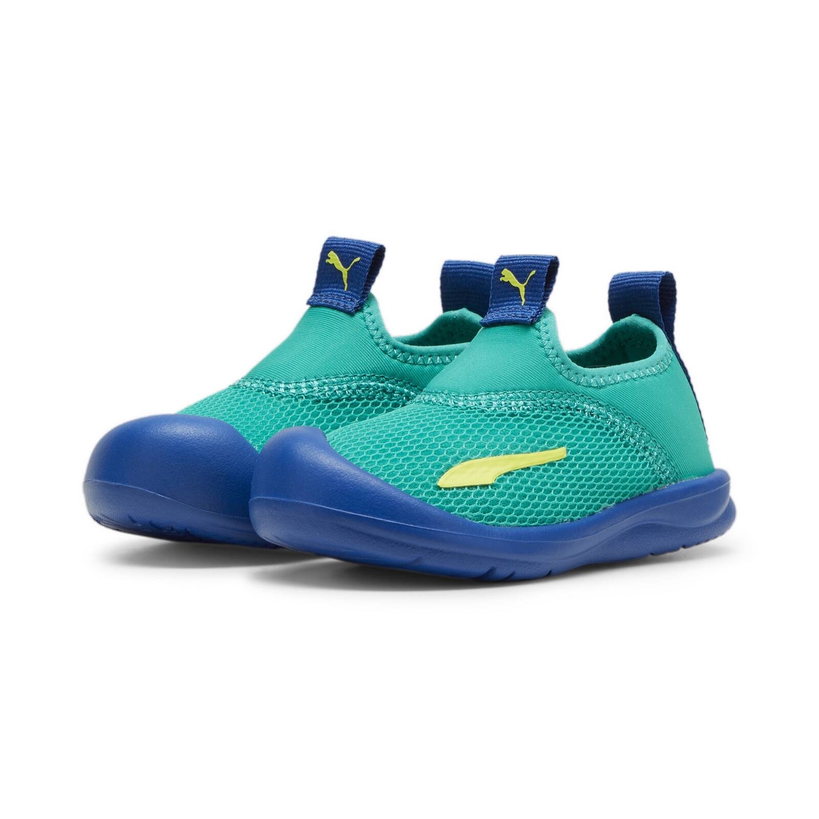 Buty sportowe dziecice Puma AQUACAT SHIELD zielone 37486108