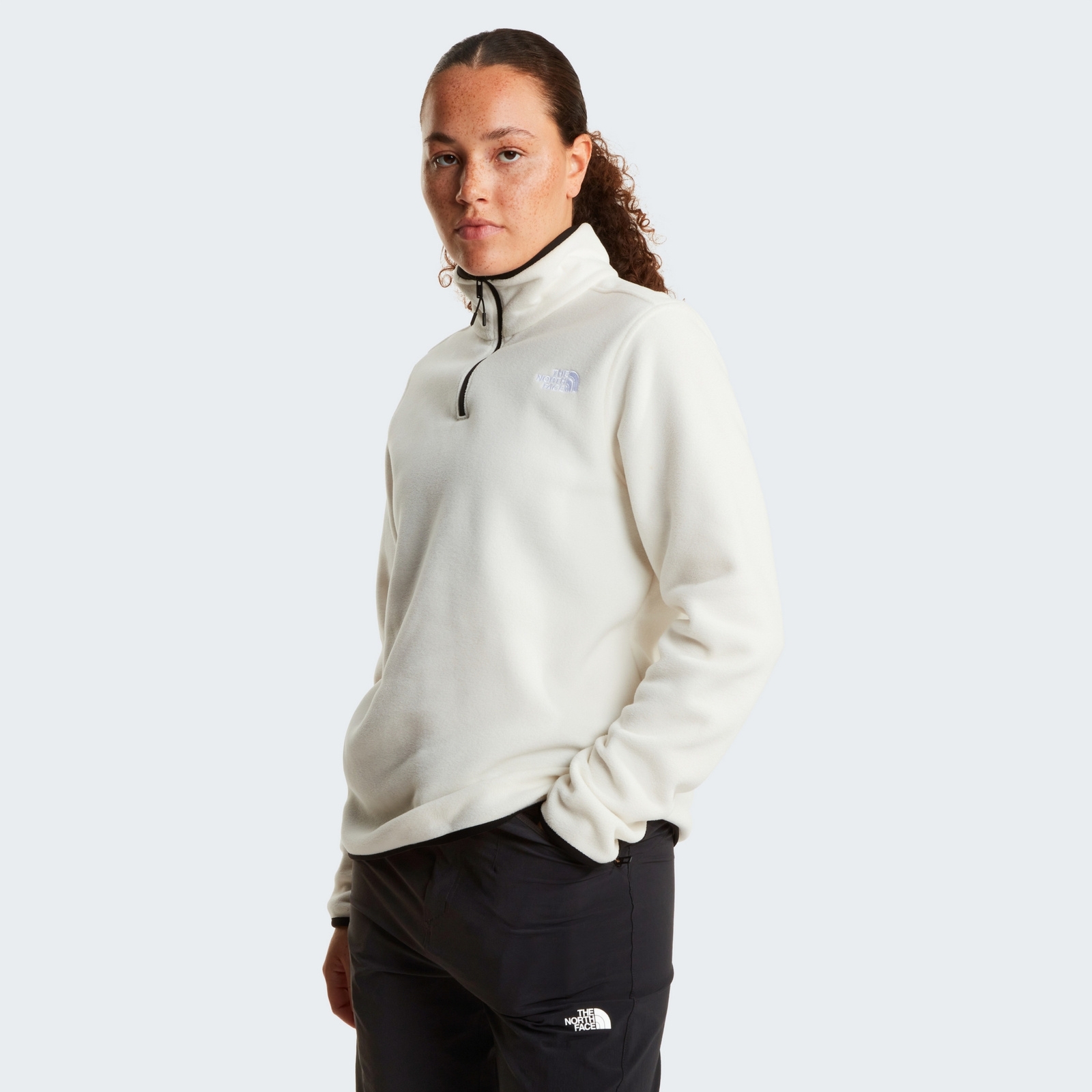 Polar damski The North Face GLACIER FLEECE 1/4 ZIP be�owy NF0A8D2JQLI