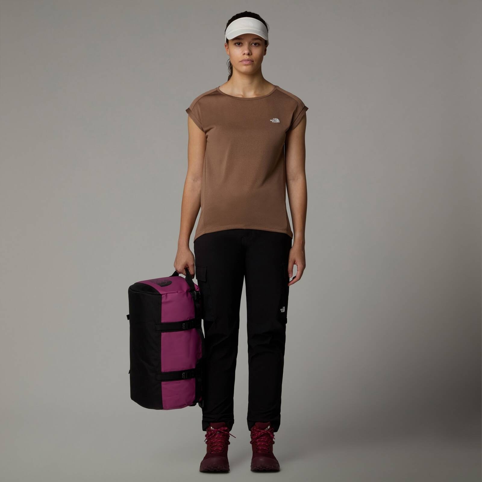 Koszulka damska The North Face TANKEN brązowa NF0A8BS21HX