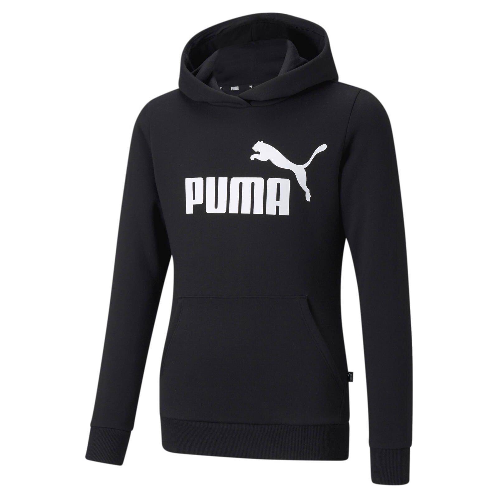 Bluza z kapturem dziewczca Puma ESS LOGO FL czarna 58703101