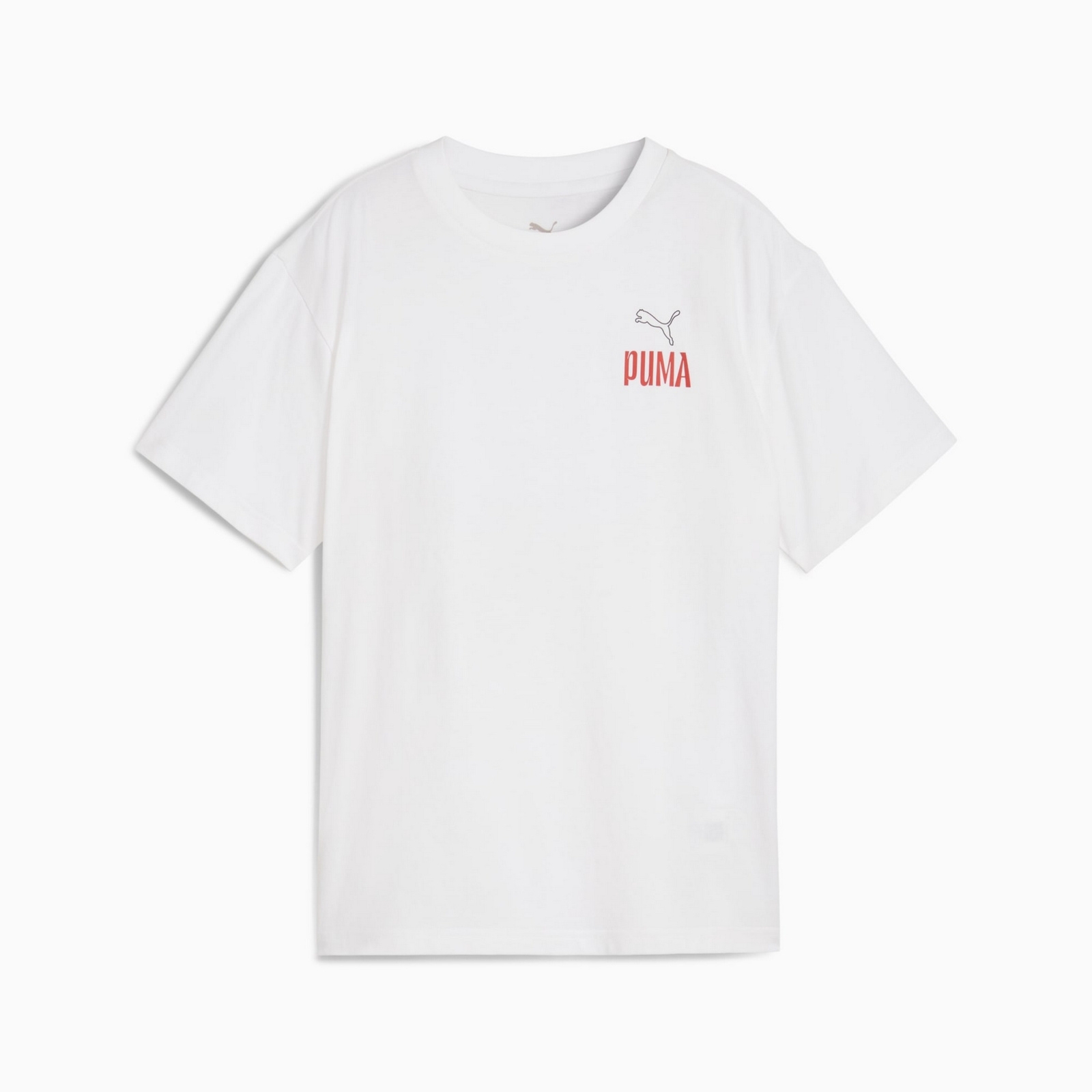 Koszulka dziewcz�ca Puma ROAD TO UNITY RELAXED GRAPHIC bia�a 63084302