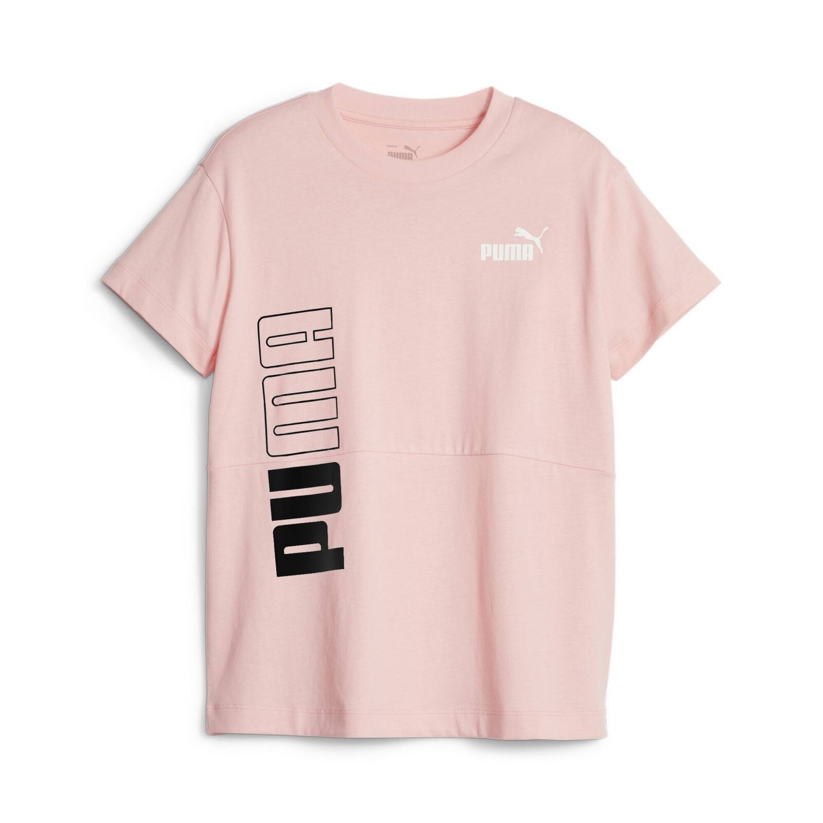 Koszulka dziewcz�ca Puma POWER COLORBLOCK r�owa 67642763