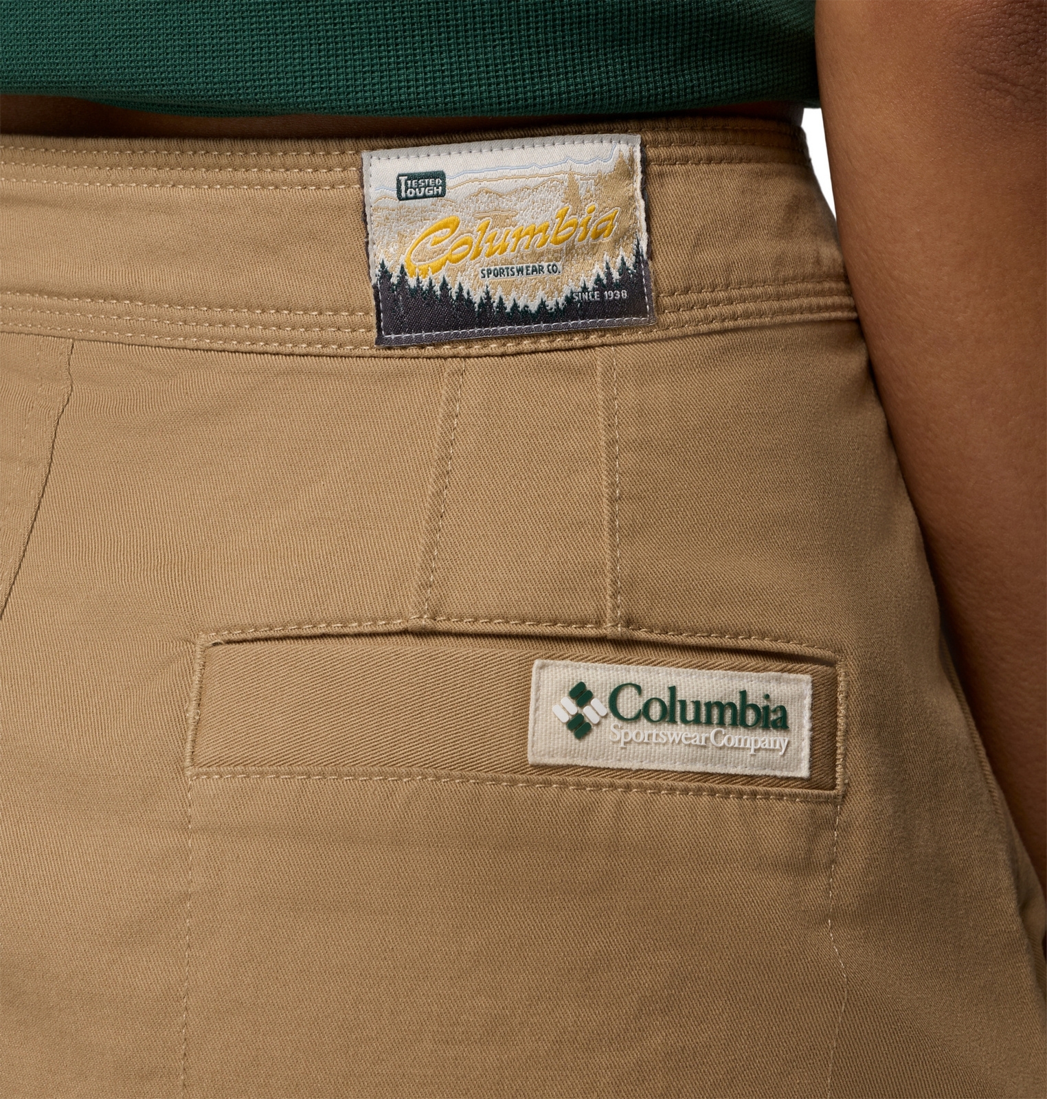 Spodenki turystyczne damskie Columbia ACKER ROCK TWILL be�owe 2157091214