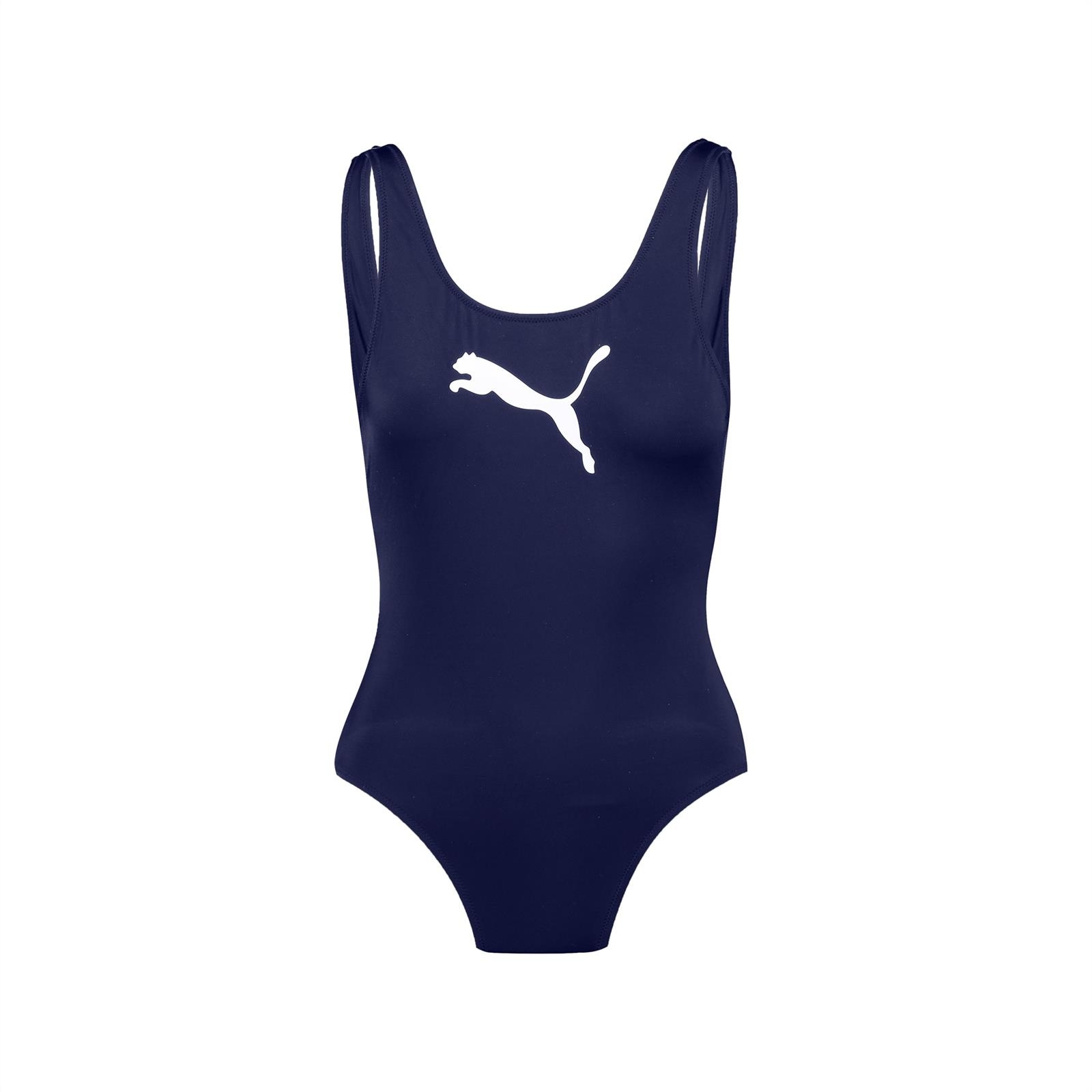 Kostium kpielowy damski Puma SWIM granatowy 90768501
