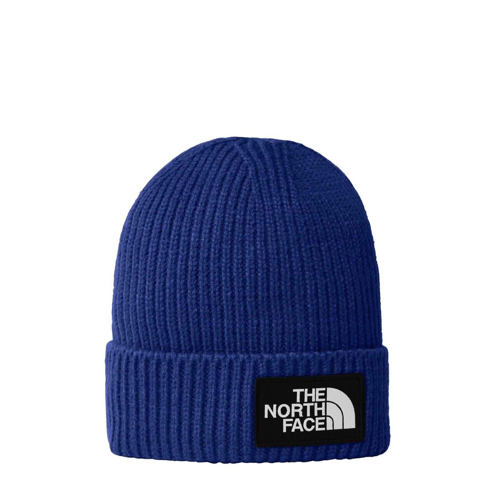 Czapka zimowa dziecica The North Face BOX LOGO CUFFED niebieska NF0A7WGCCZ6