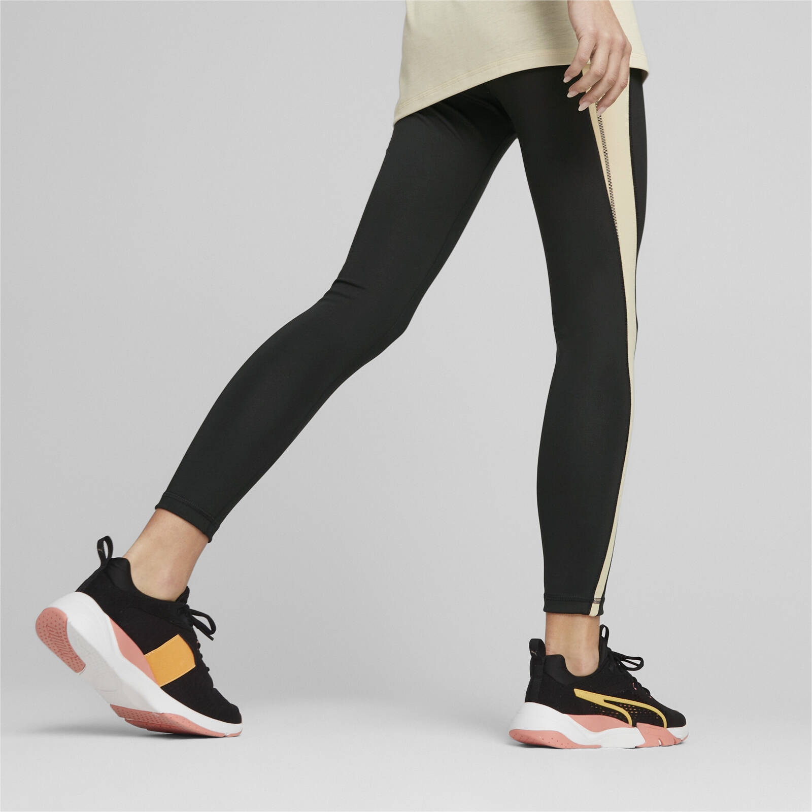 Legginsy damskie Puma EVOSTRIPE 7/8 czarne 67308251