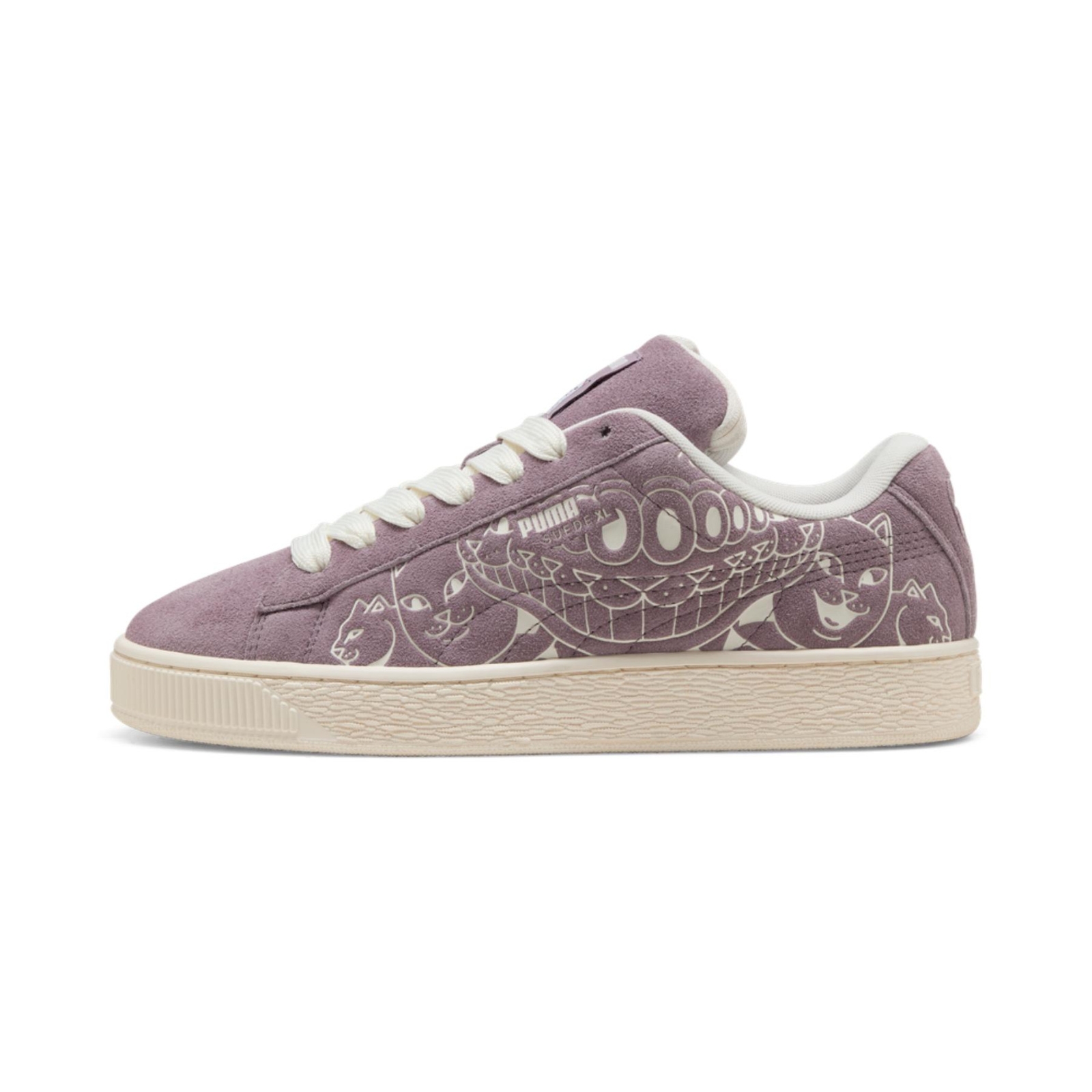 Buty sportowe unisex Puma SUEDE XL RIPNDIP fioletowe 40365101