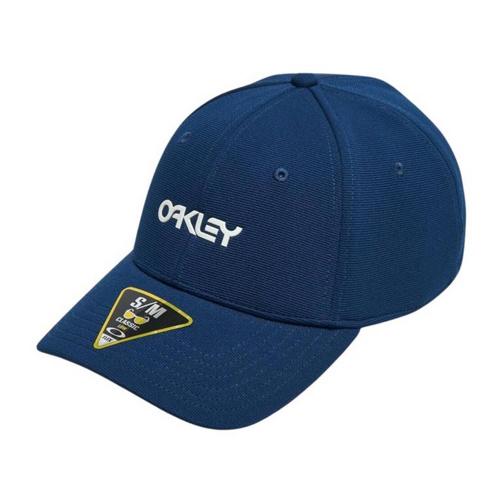 Czapka z daszkiem unisex Oakley 6 PANEL STRETCH METALLIC granatowa FOS912209-6LE