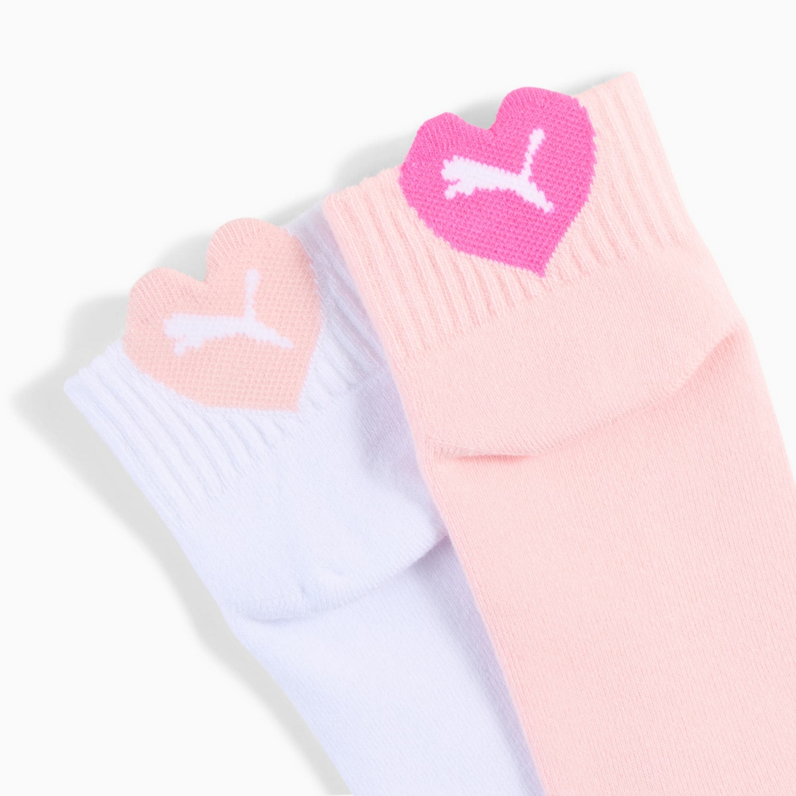 Skarpety dziecice Puma KIDS HEART LOGO QUARTER 2-PACK wielokolorowe 93865204