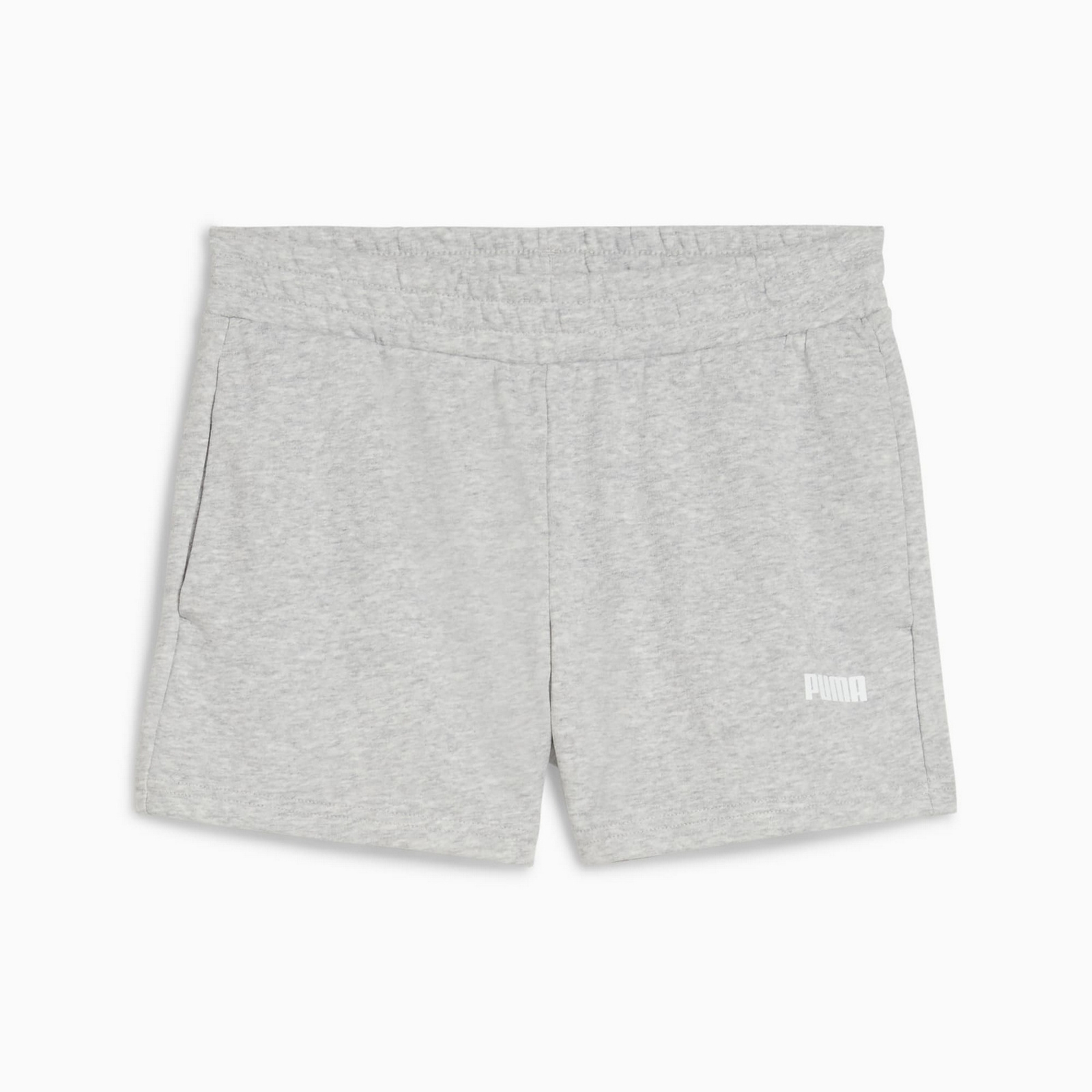 Szorty damskie Puma ESS SMALL LOGO 4 TR szare 68833004