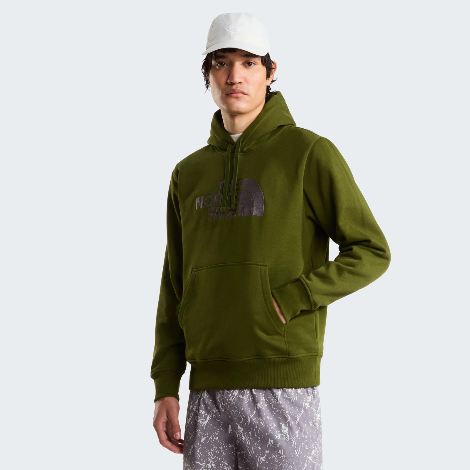 Bluza z kapturem m�ska The North Face DREW PEAK PULLOVER zielona NF0A89EMMVI