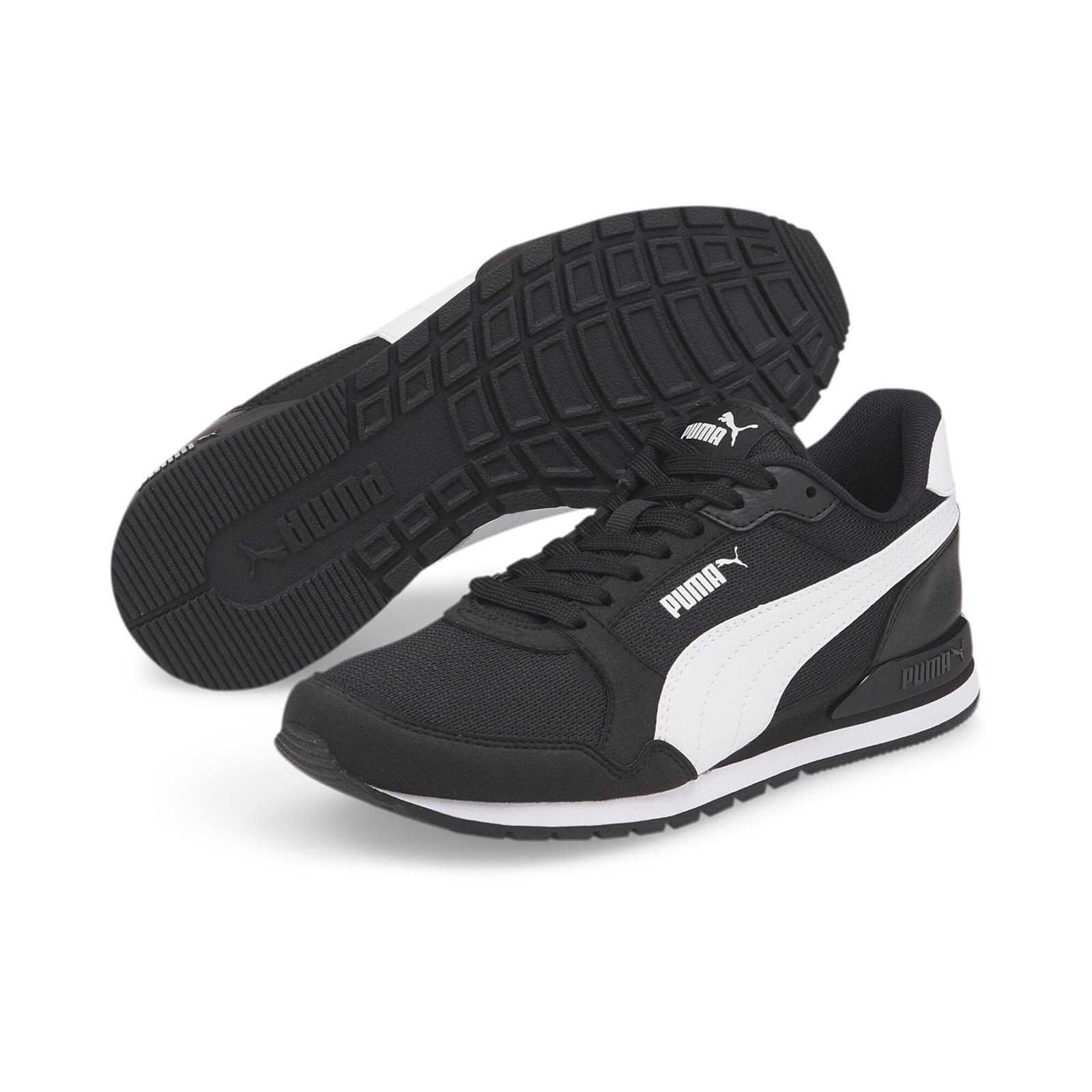 Buty sportowe dzieci�ce Puma ST Runner V3 Mesh JR czarne 38551001