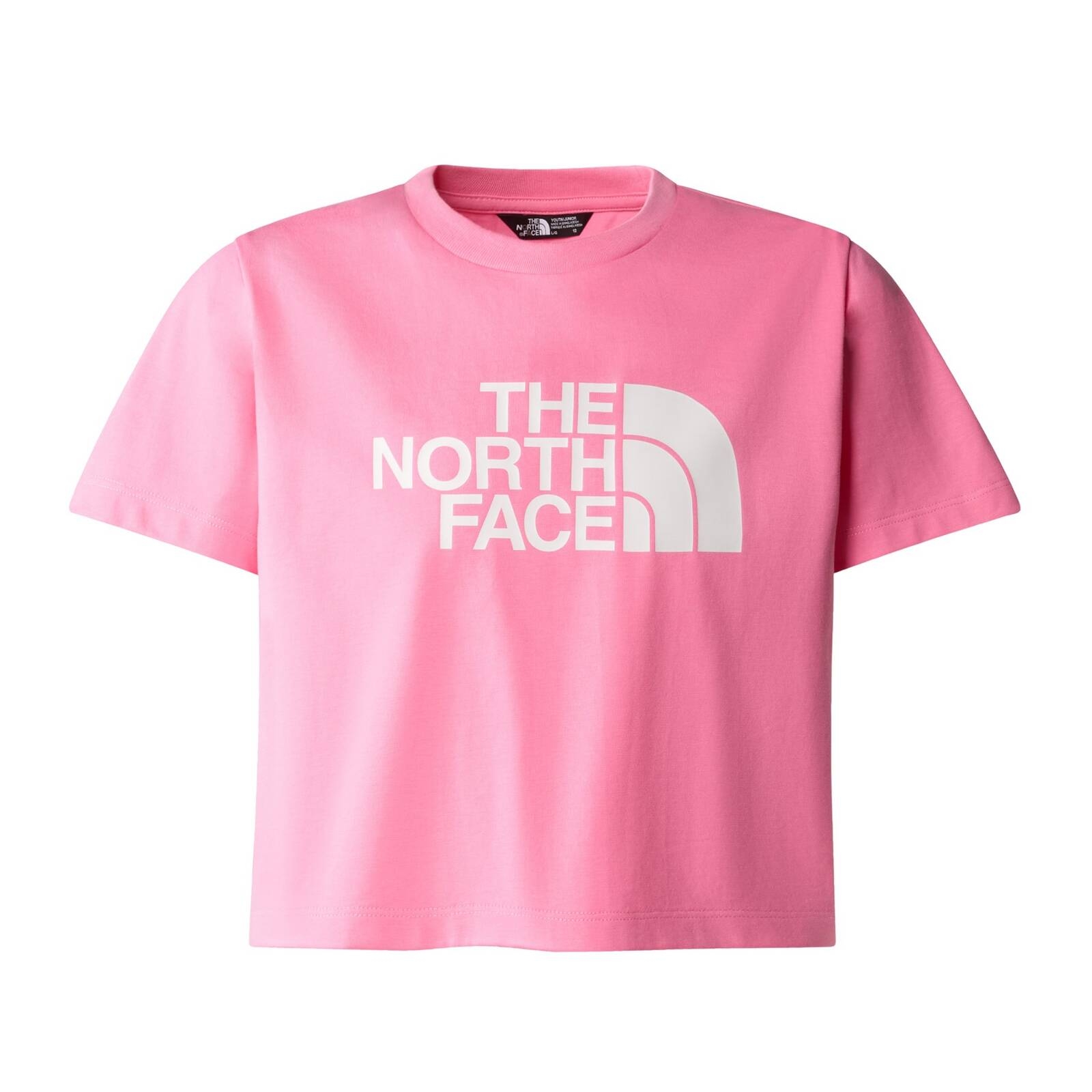 Koszulka dziewczca The North Face S/S CROP EASY rowa NF0A87T7PIH