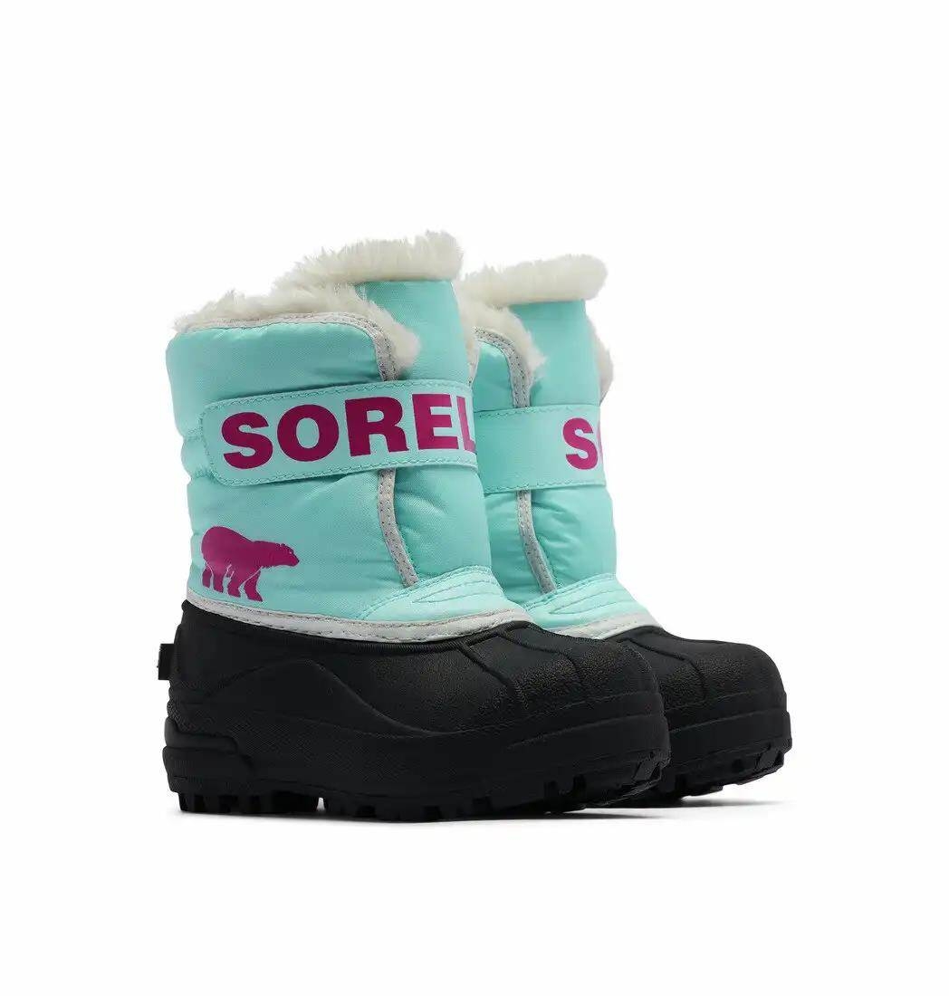 Buty zimowe dziecice Sorel SNOW COMMANDER niebieskie 1869561428