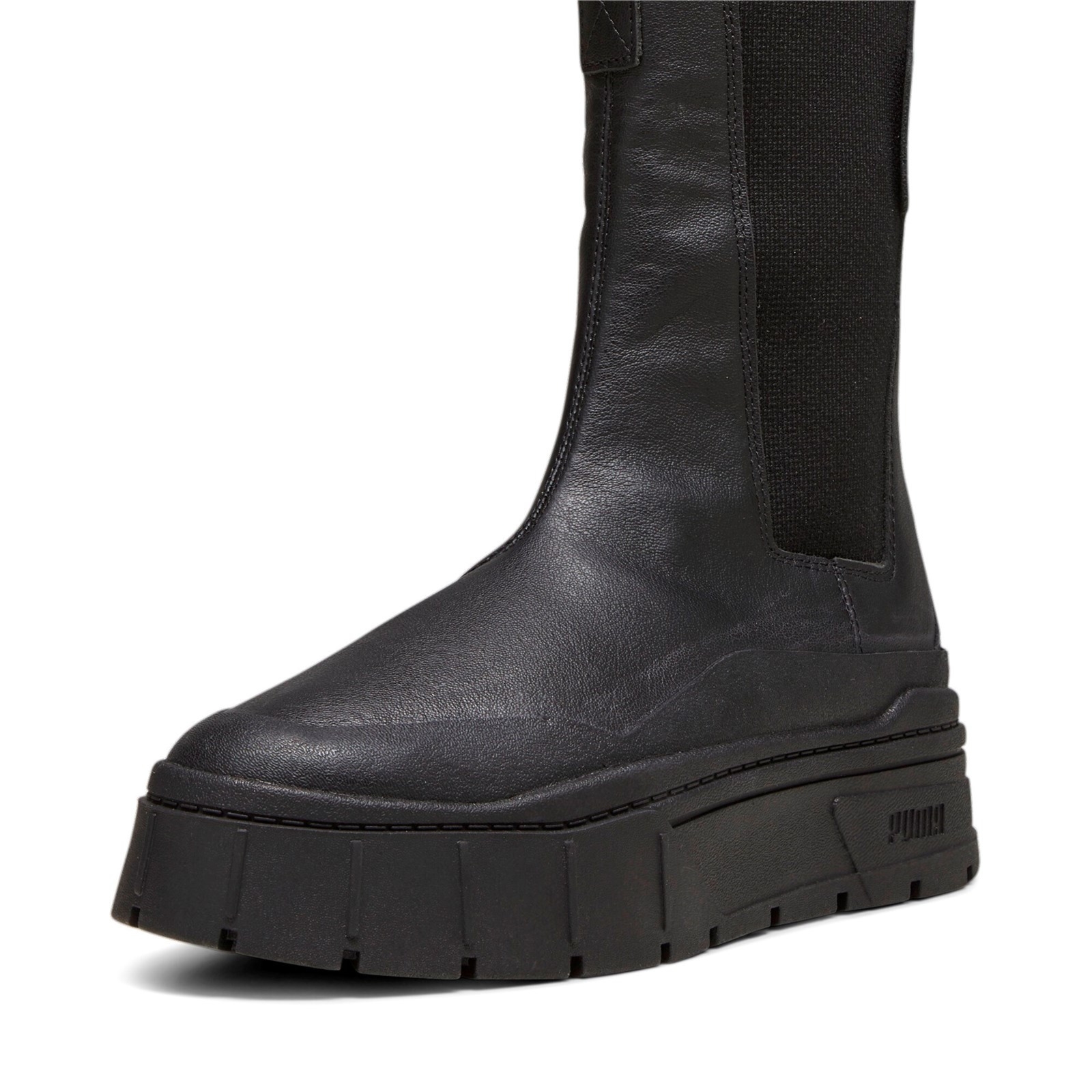 Buty zimowe damskie Puma MAYZE STACK CHELSEA czarne 38627206