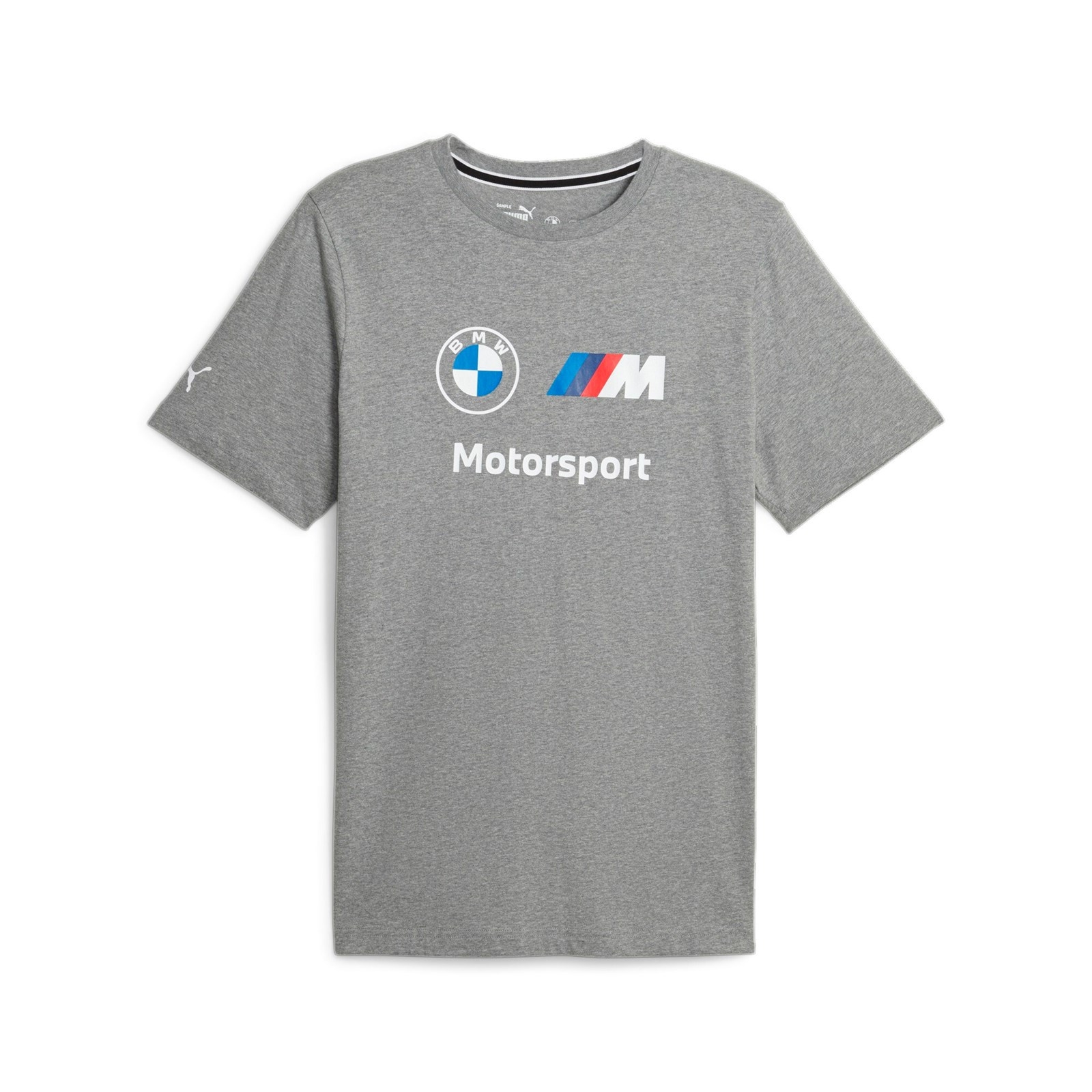 Koszulka mska Puma BMW MMS ESS LOGO szara 62131403