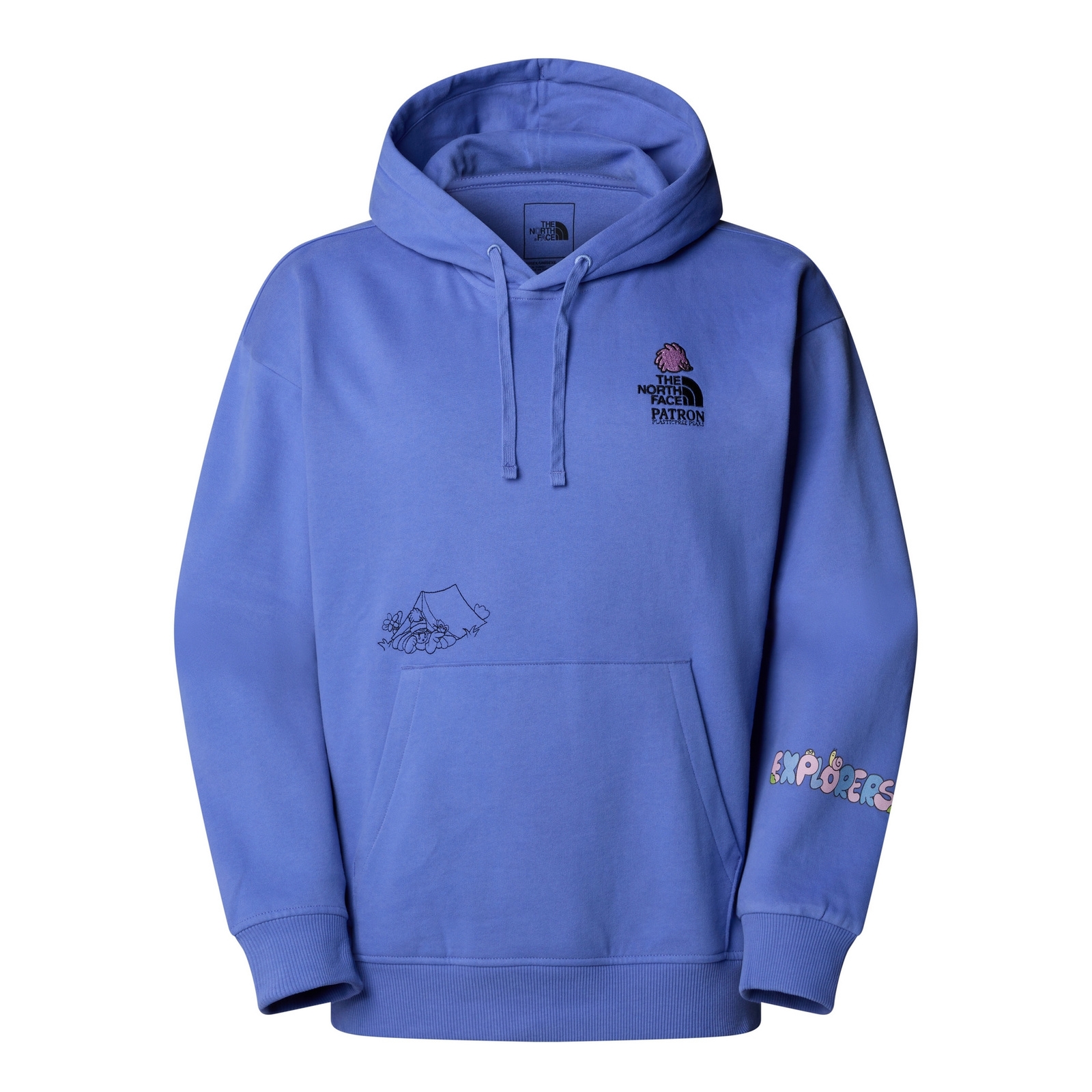 Bluza z kapturem damska The North Face MOUNTAIN CLEANUP OVER fioletowa NF0A8C2V0YI