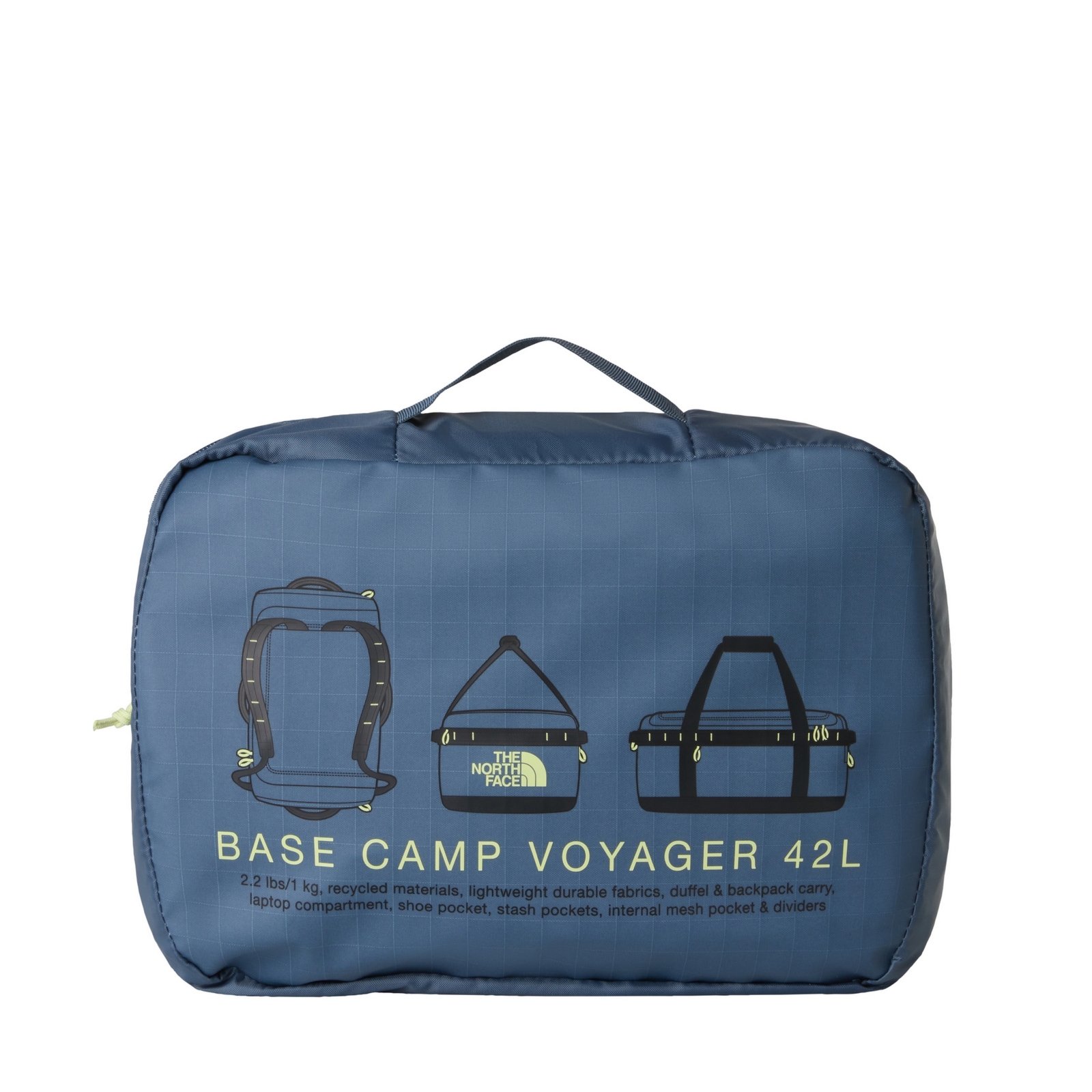 Torba podr�na unisex The North Face BASE CAMP VOYAGER 42 L niebieska NF0A52RQNNI