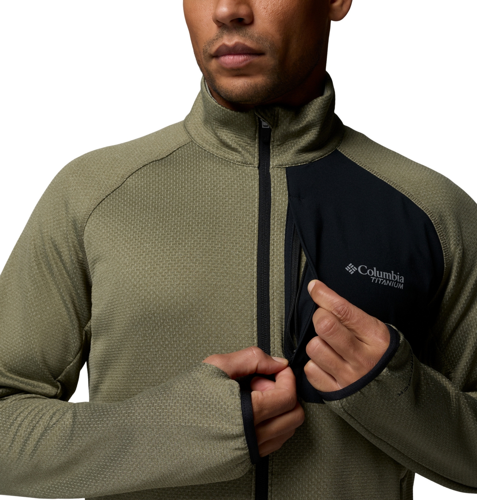 Bluza polarowa m�ska Columbia TRIPLE CANYON II zielona 2094963397