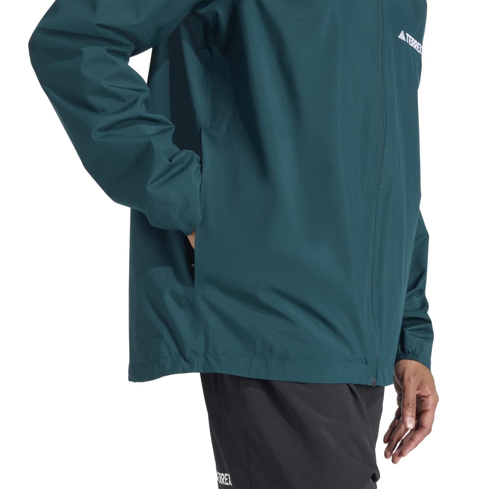 Kurtka wodoodporna mska adidas MULTI ESSENTIALS zielona JY0478