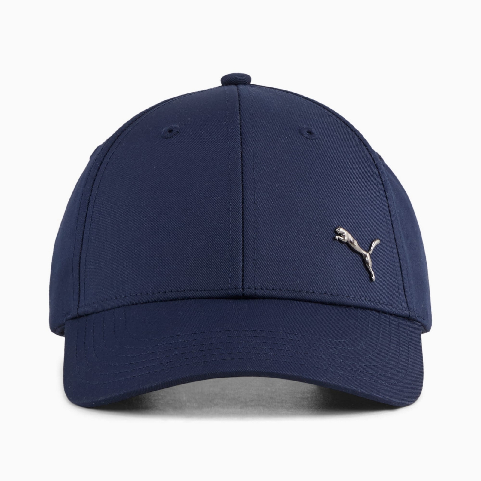 Czapka z daszkiem dziecięca Puma ESS METAL PUMA CAT JR granatowa 02685402