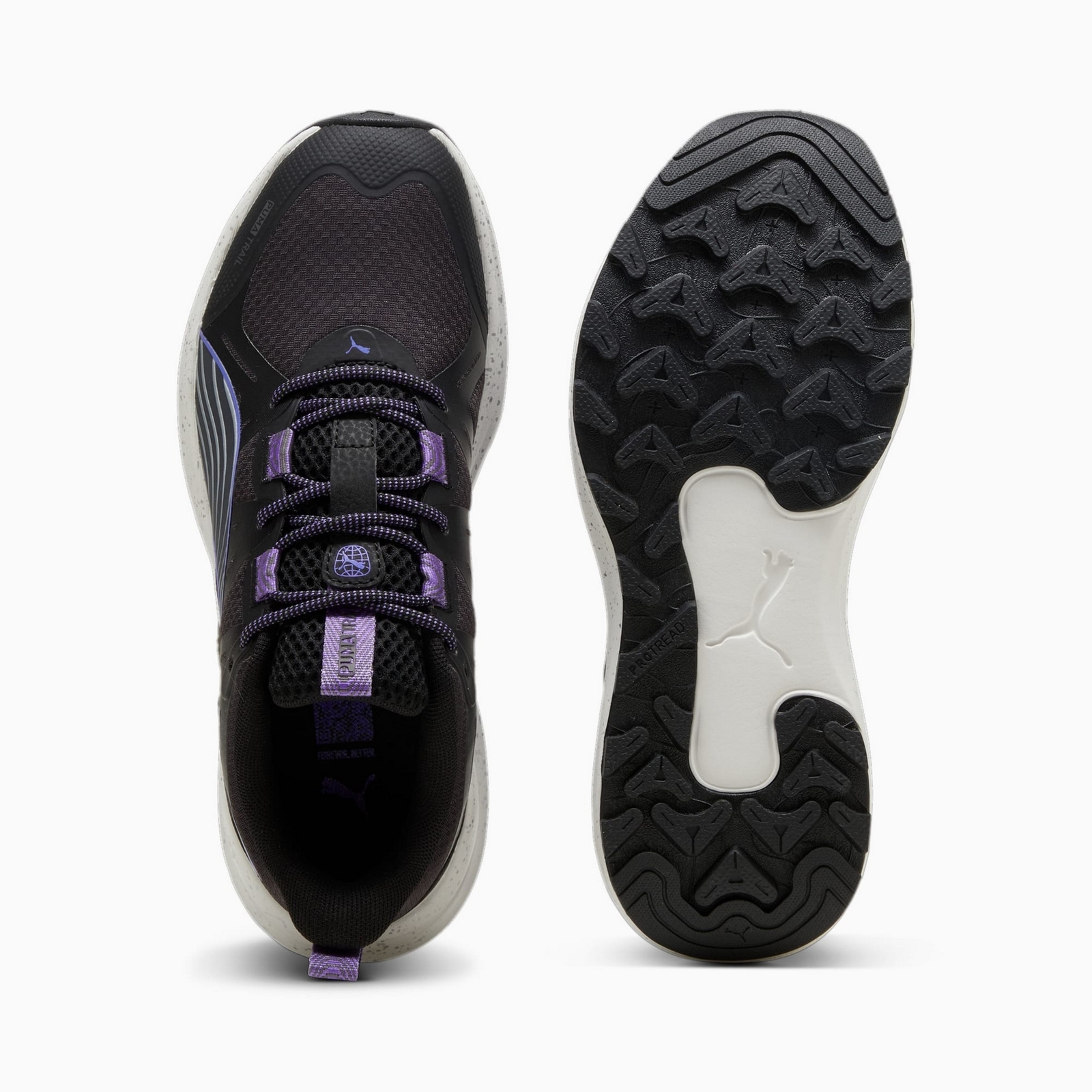 Buty do biegania damskie Puma REFLECT LITE TRAIL czarne 37944013