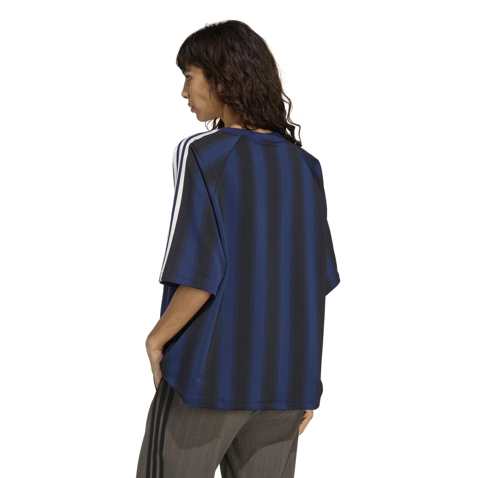 Koszulka damska adidas LINEAR granatowa JY2854