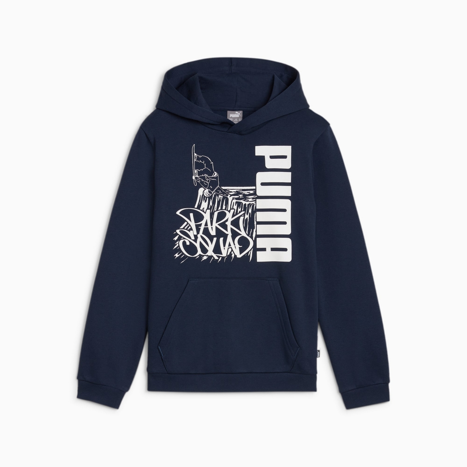 Bluza z kapturem ch�opi�ca Puma ESS+ MID90S FL granatowa 62802214