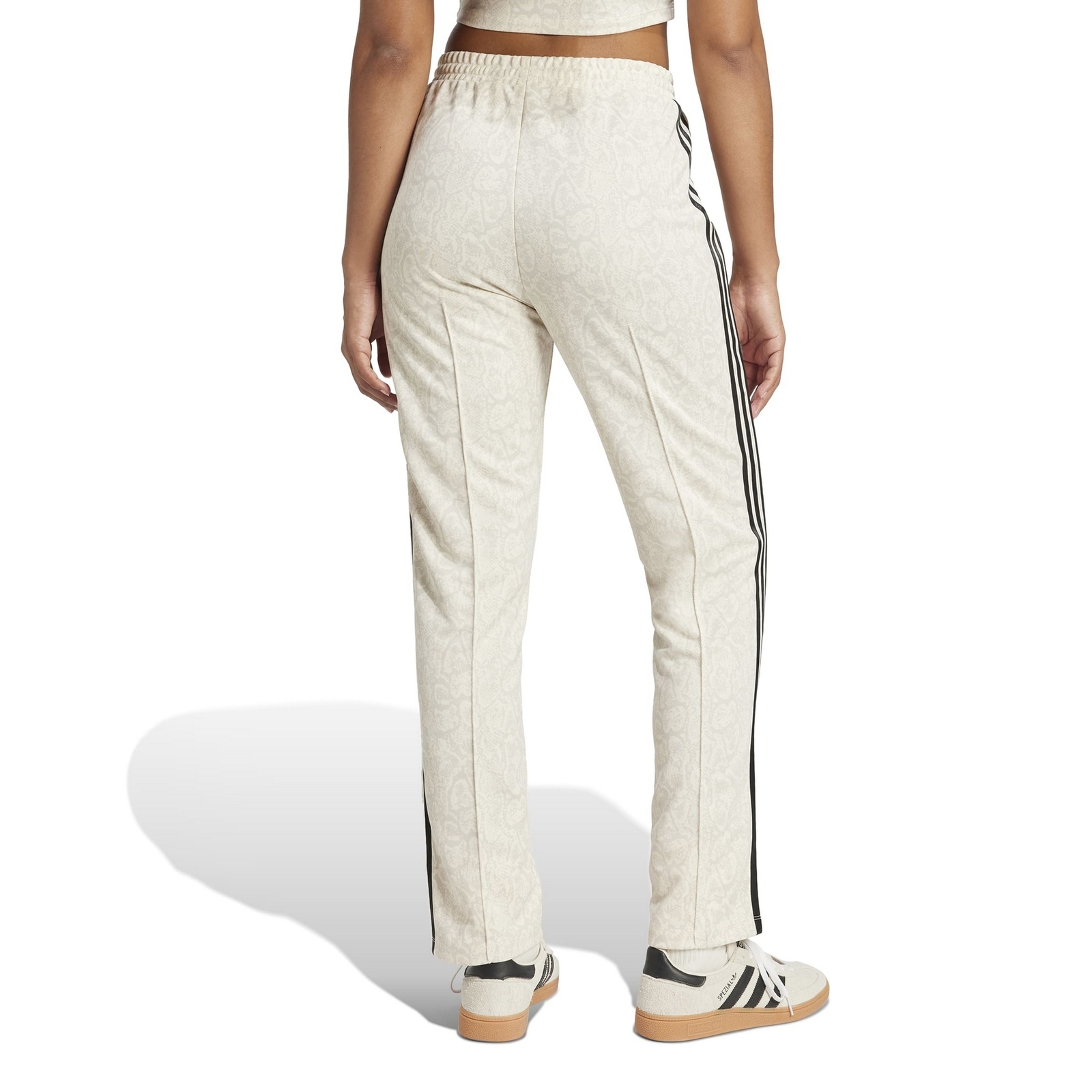 Spodnie dresowe damskie adidas SNAKE FIREBIRD beowe JI8406