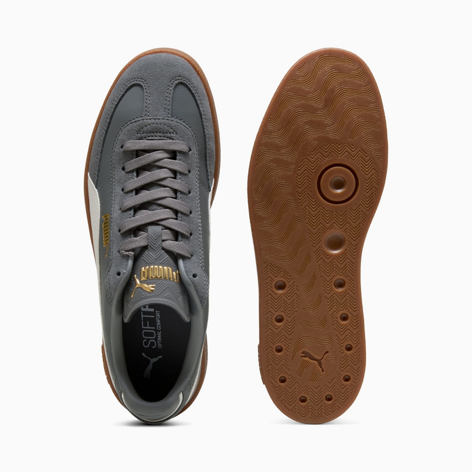 Buty sportowe męskie Puma CLUB II ERA szare 39744719