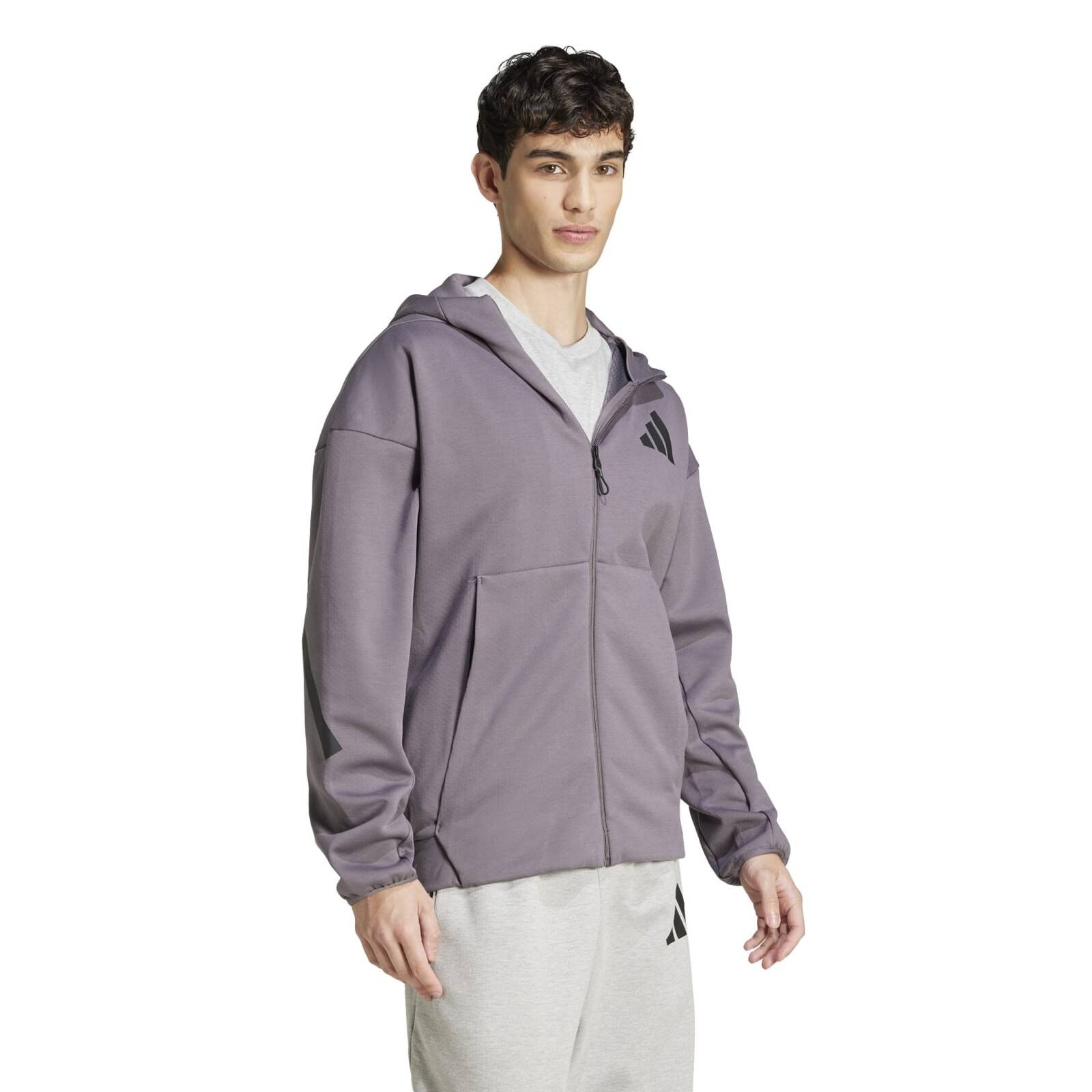 Bluza z kapturem mska adidas Z.N.E. szara JD2911