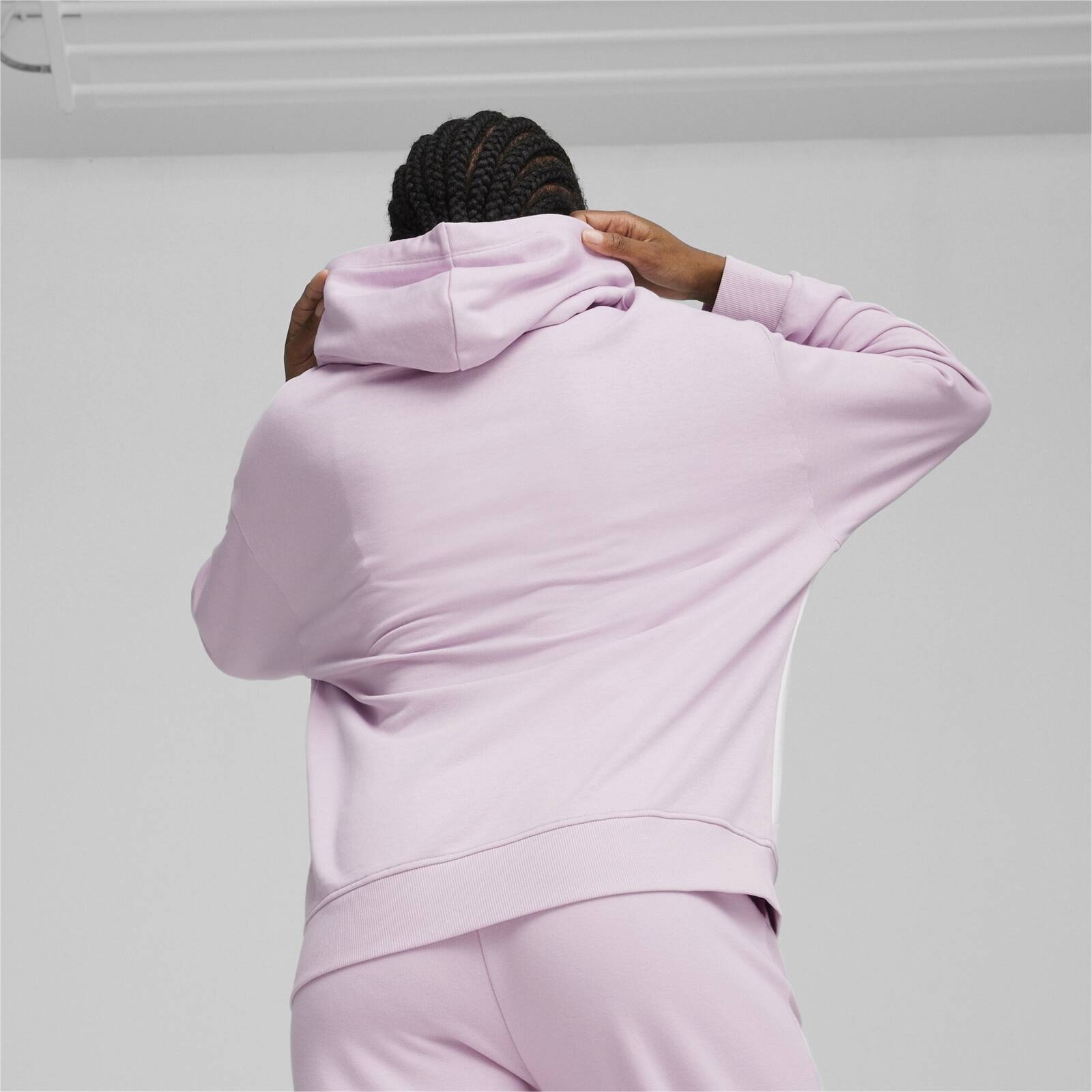 Bluza z kapturem damska Puma POWER TR fioletowa 67789360