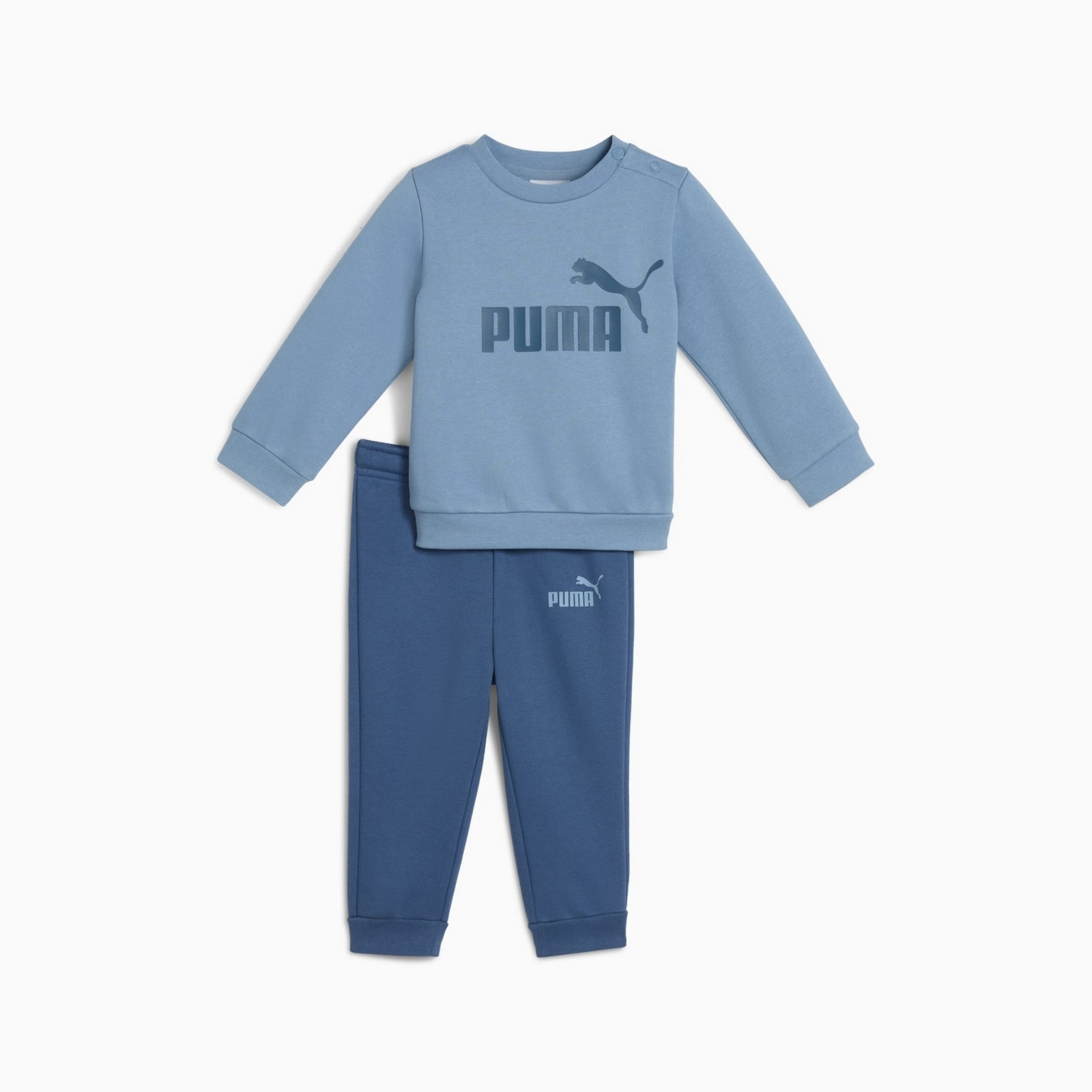 Komplet dresowy dzieci�cy Puma MINICATS ESS CREW FL INF niebieski 68628034