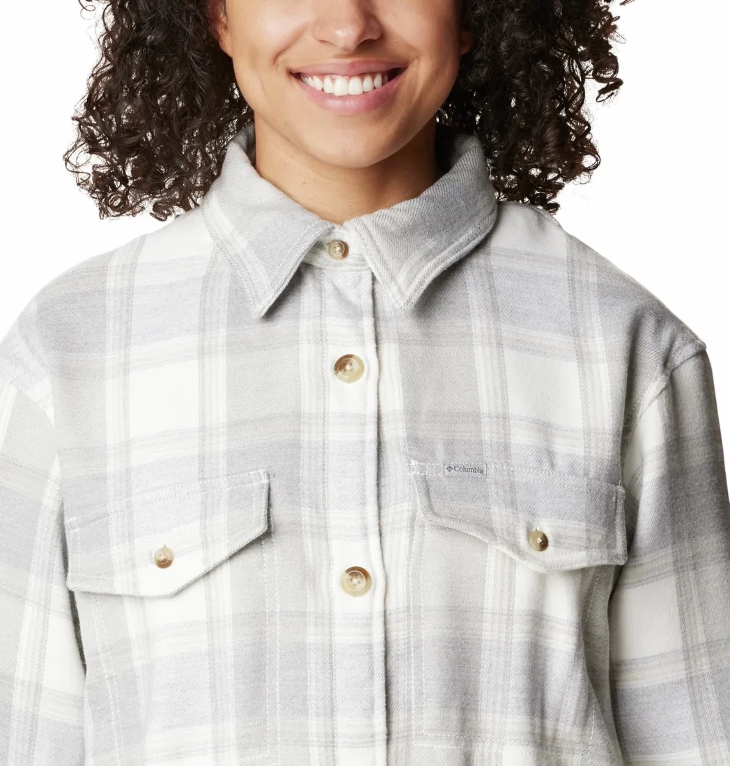 Koszula Damska Columbia Calico Basin Shirt szara 2052221125