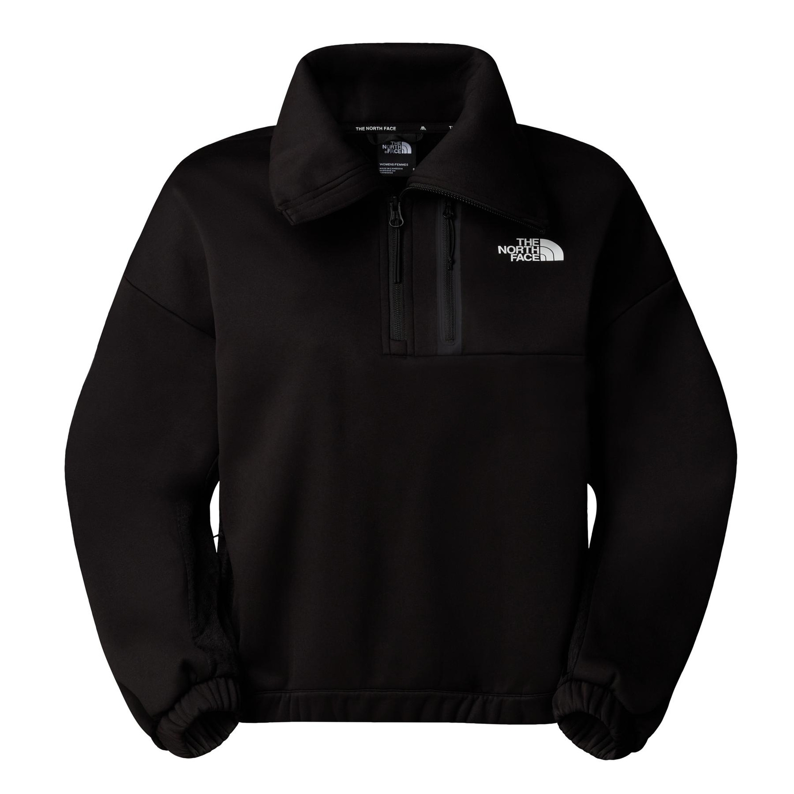Polar damski The North Face MOUNTAIN ATHLETICS 1/4 czarny NF0A8BFPJK3