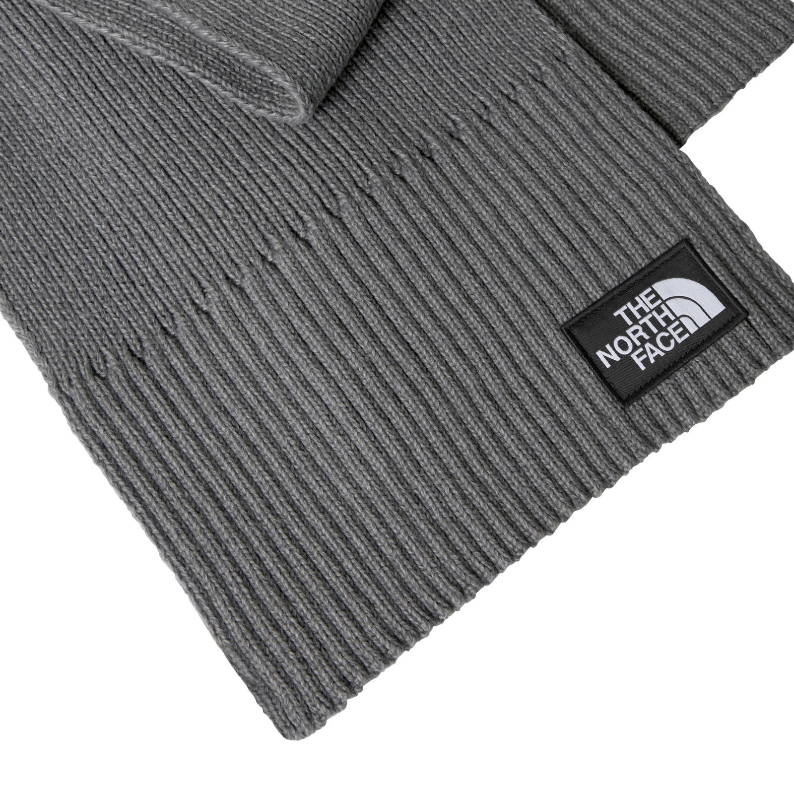 Szalik unisex The North Face LOGO BOX szary NF0A8CHGDYY