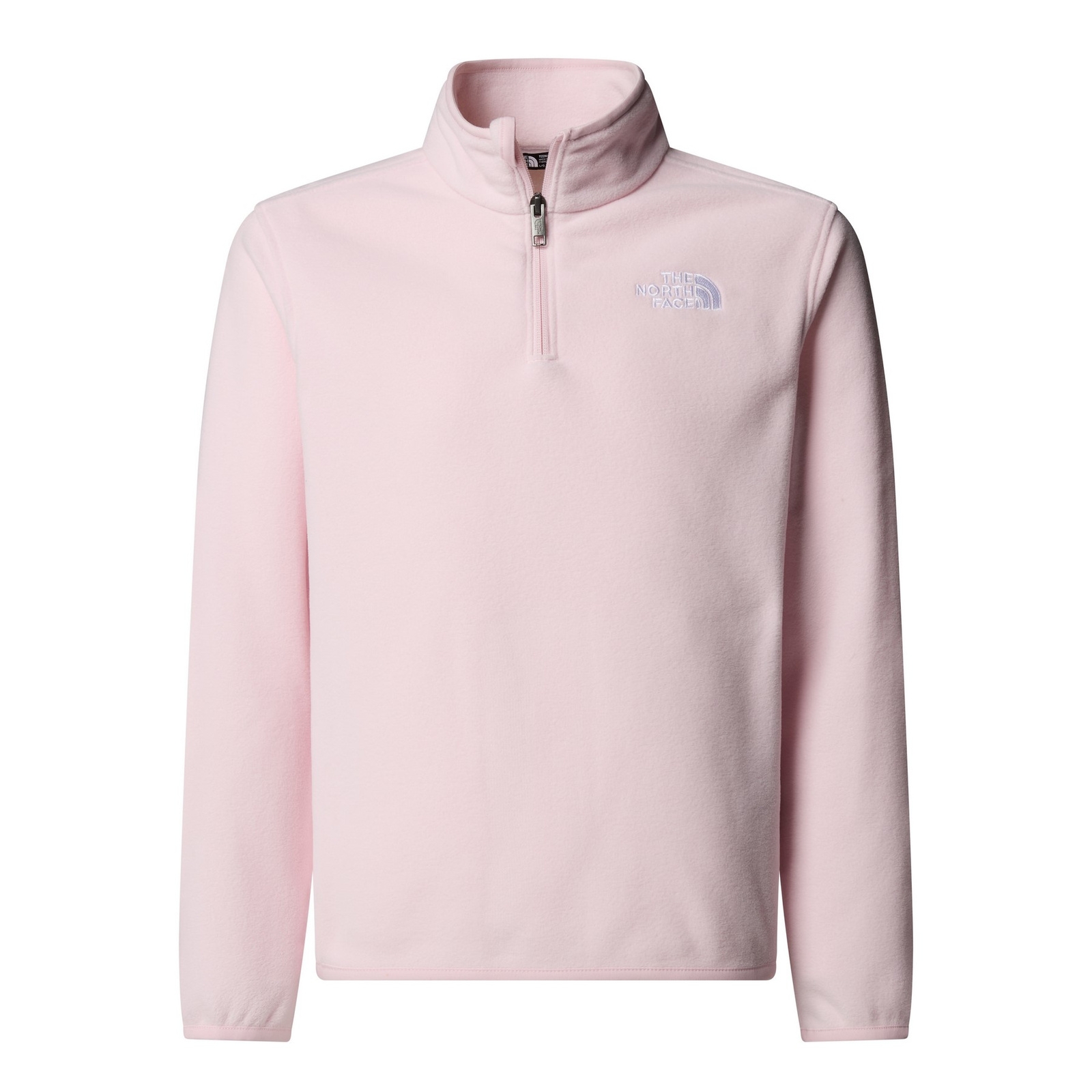 Polar dziecięcy The North Face GLACIER 1/4 ZIP różowy NF0A8CVGBP6