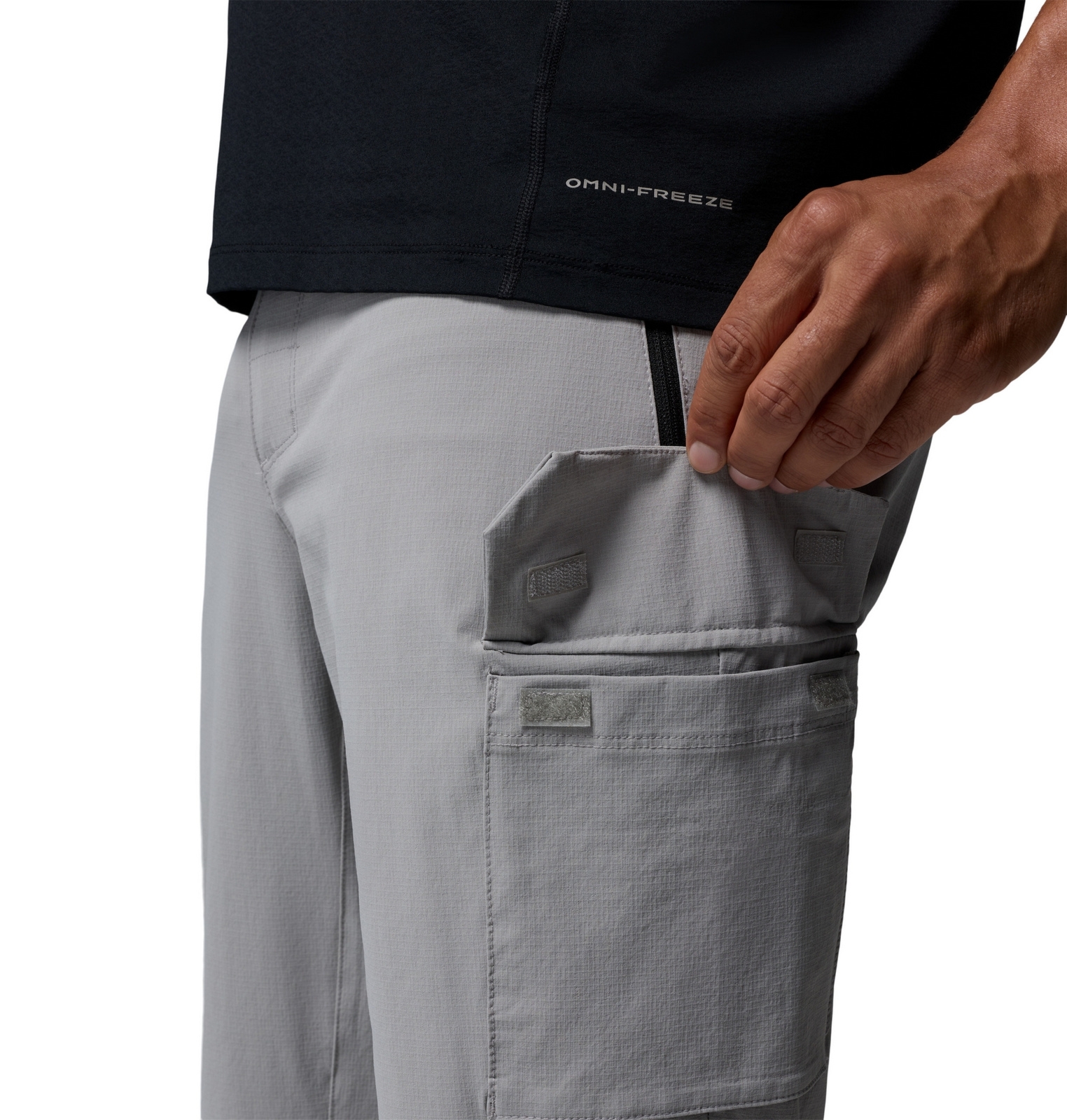 Spodnie trekkingowe m�skie Columbia SILVER RIDGE ELITE szare 2160171029