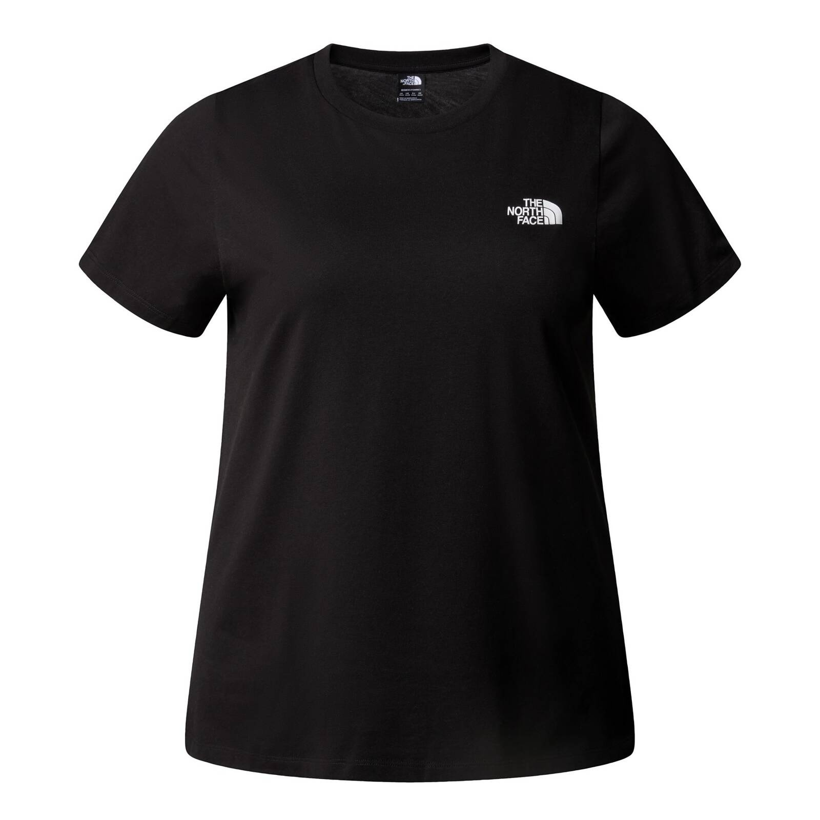 Koszulka damska The North Face S/S SIMPLE DOME czarna NF0A89KNJK3