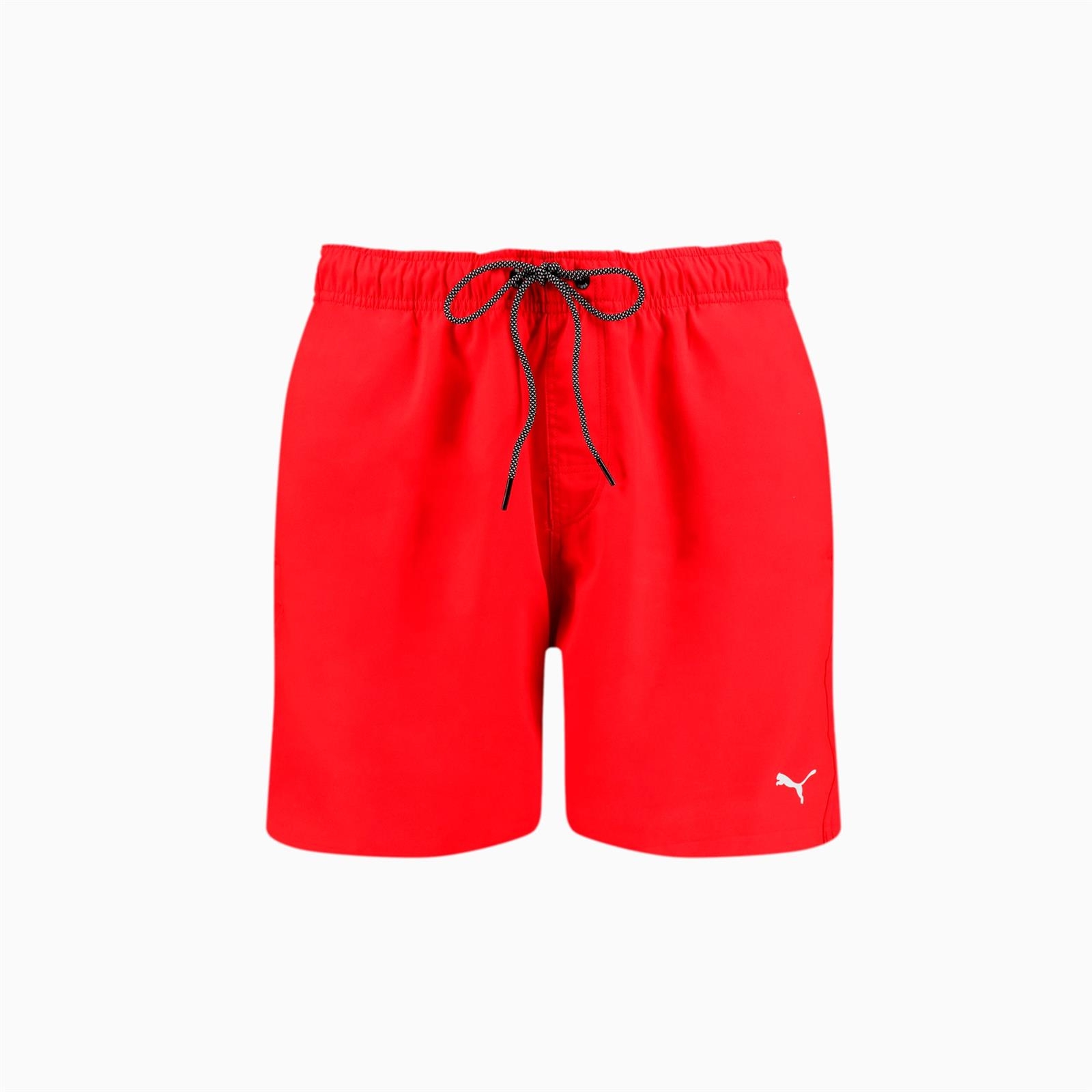 Kpielwki mskie Puma SWIM MEDIUM LENGTH czerwone 90766002