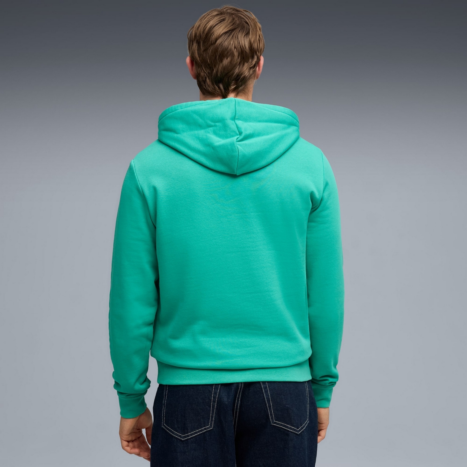 Bluza z kapturem m�ska Puma ESS SMALL LOGO CENTERED FL zielona 69291440