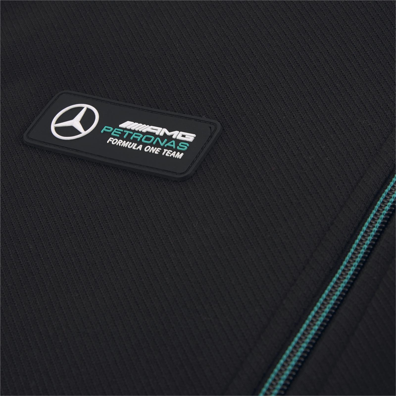 Bluza z kapturem mska Puma MOTORSPORT MERCEDES F1 FZ czarna 53360701