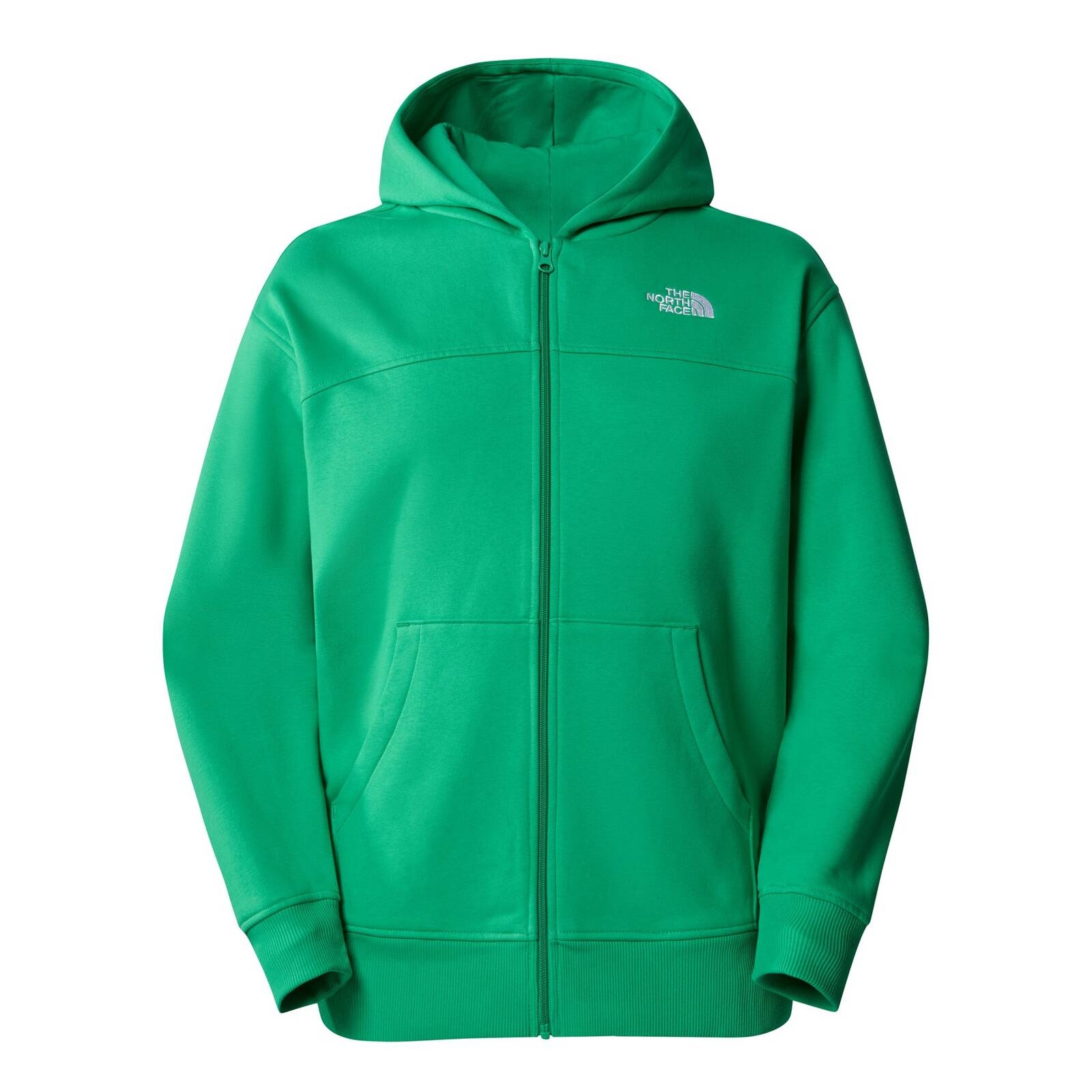 Bluza z kapturem mska The North Face ESSENTIAL FZ zielona NF0A87FBPO8