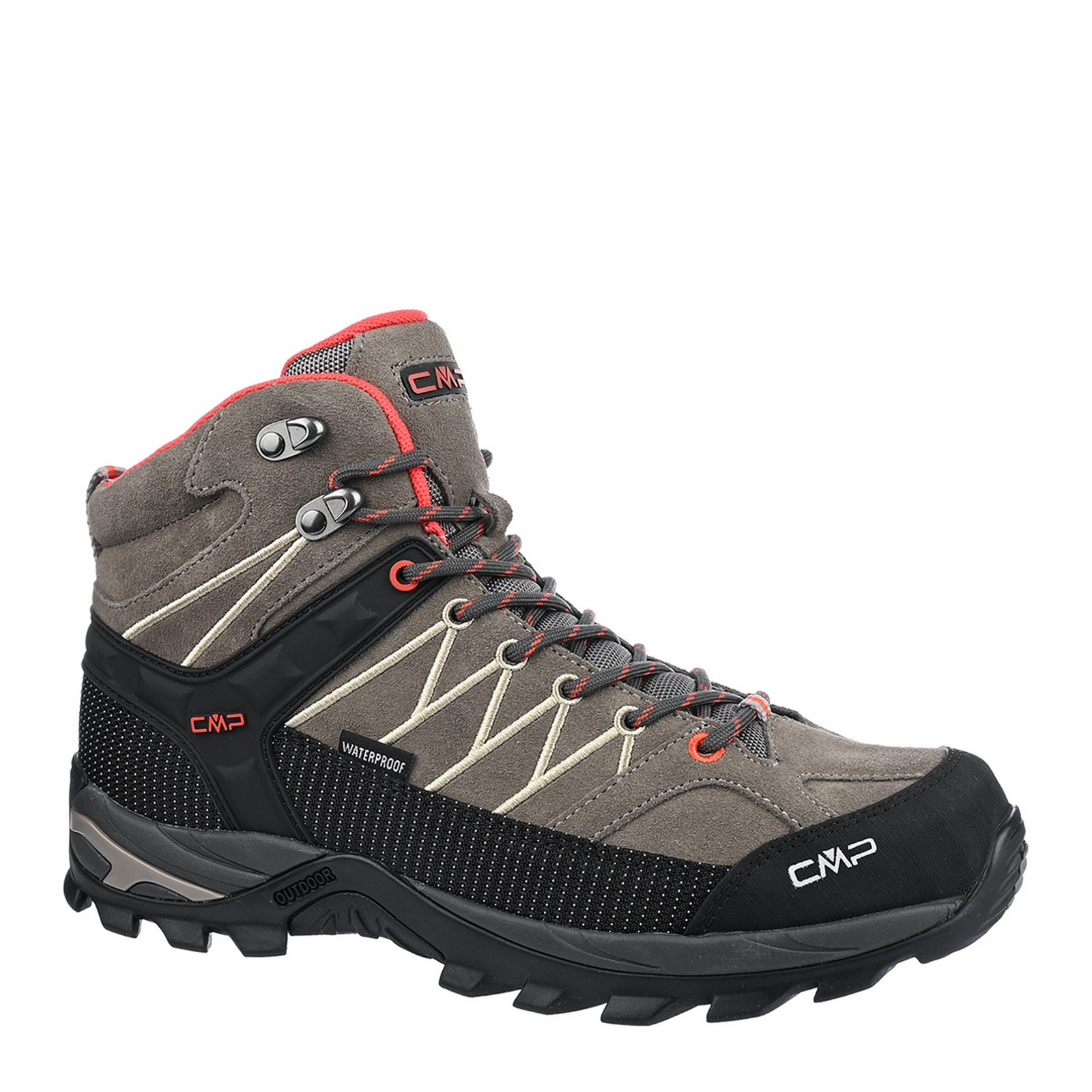 Buty trekkingowe mskie CMP RIGEL MID WP brzowe 3Q12947-09PT