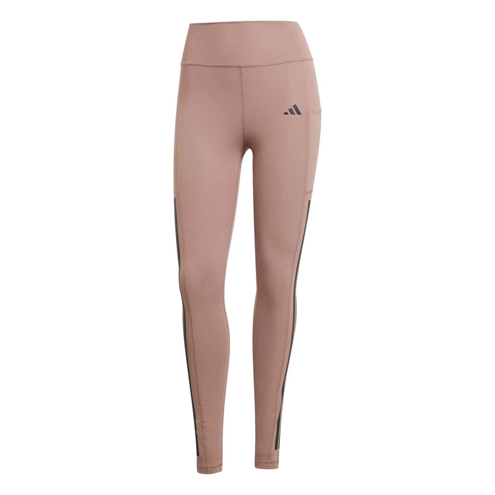 Legginsy treningowe damskie adidas OPTIME 3-STRIPES rowe JI8764